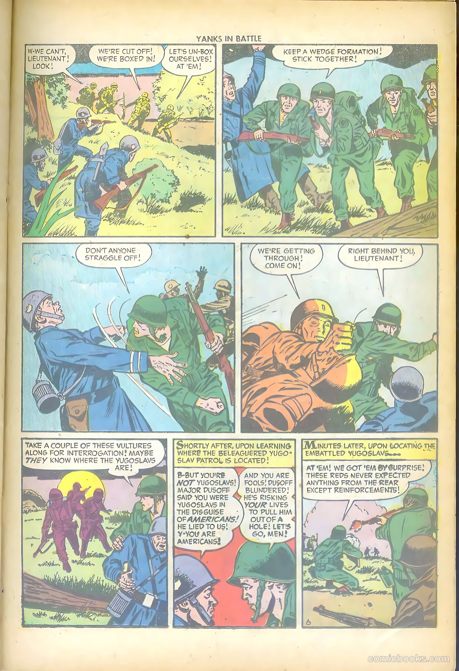 Yanks in Battle #1 (1956) — page 23 of 36