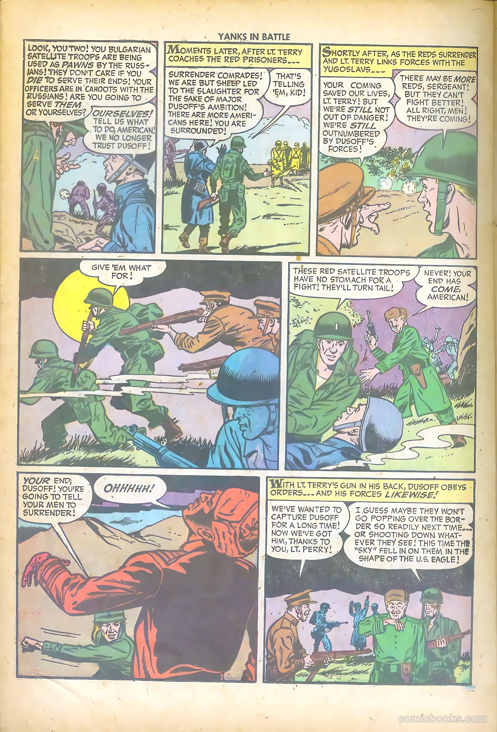 Yanks in Battle #1 (1956) — page 24 of 36