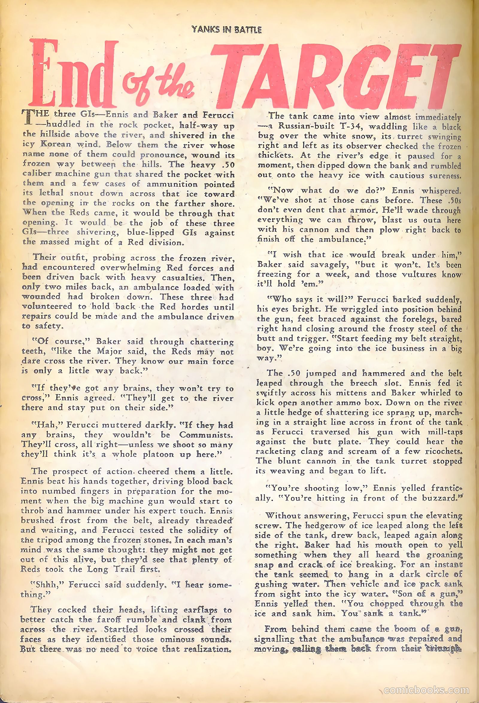 Yanks in Battle #1 (1956) — page 26 of 36