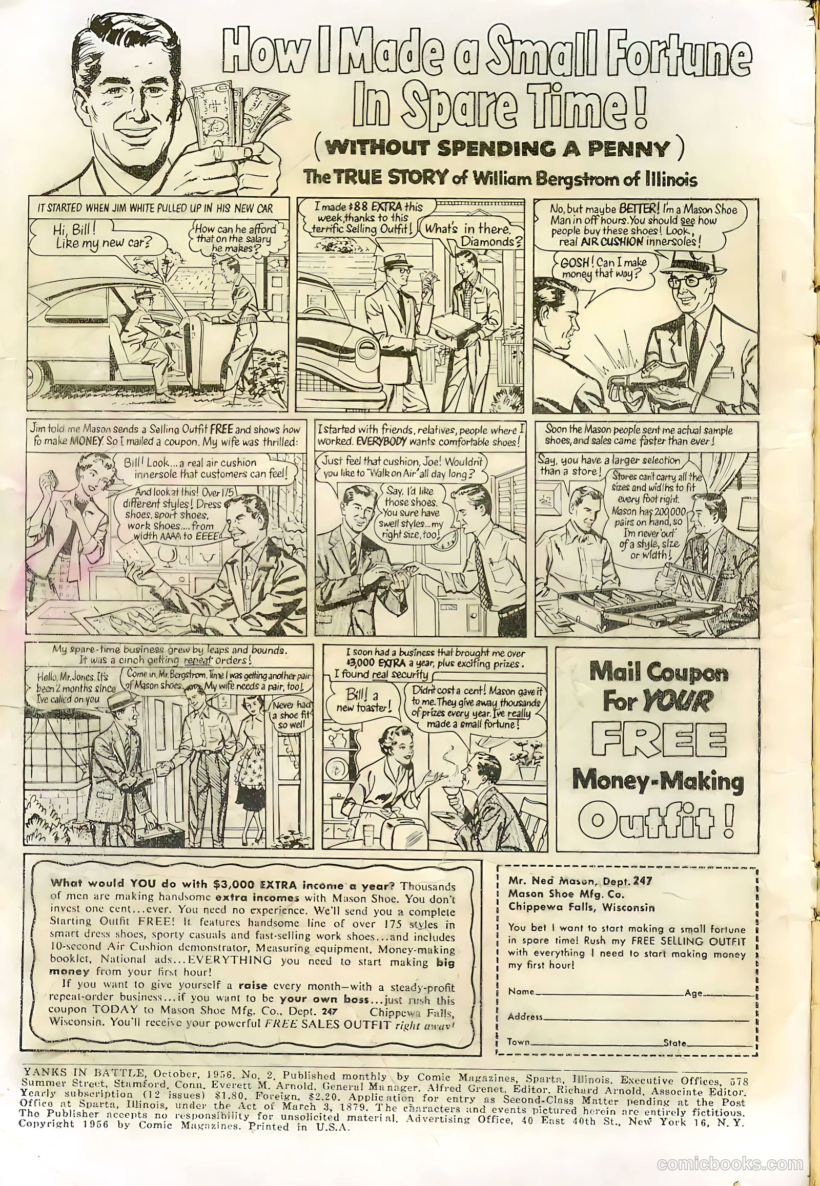 Yanks in Battle #2 (1956) — page 3 of 37