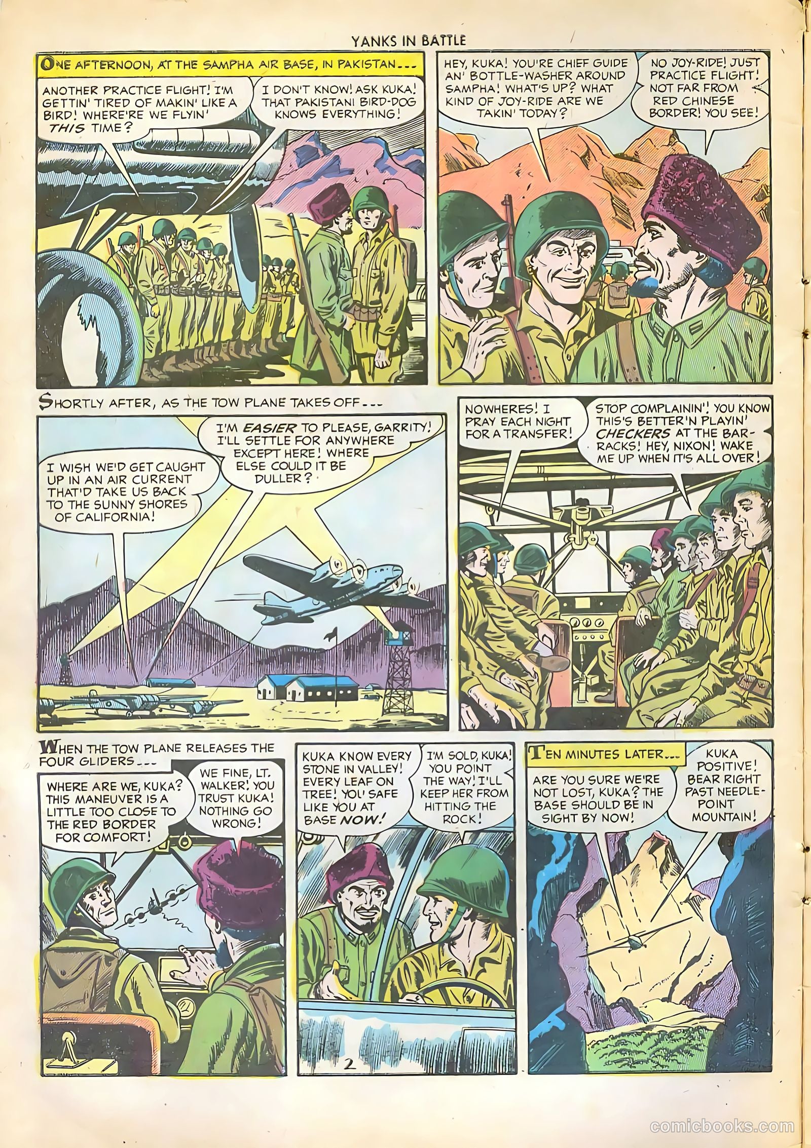 Yanks in Battle #2 (1956) — page 5 of 37