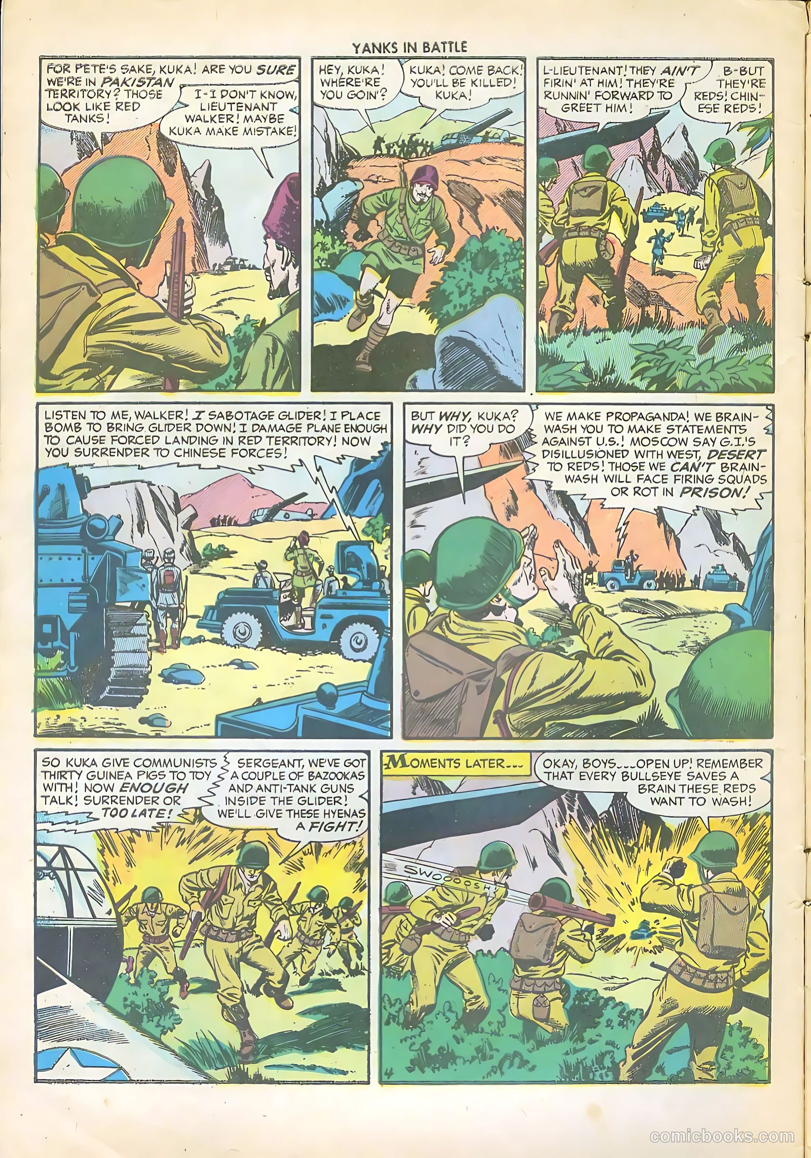 Yanks in Battle #2 (1956) — page 7 of 37