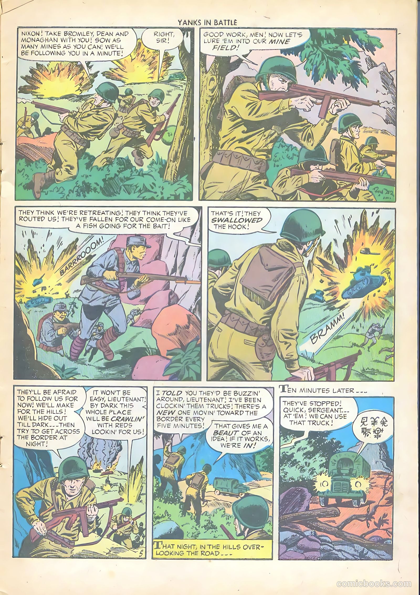 Yanks in Battle #2 (1956) — page 8 of 37