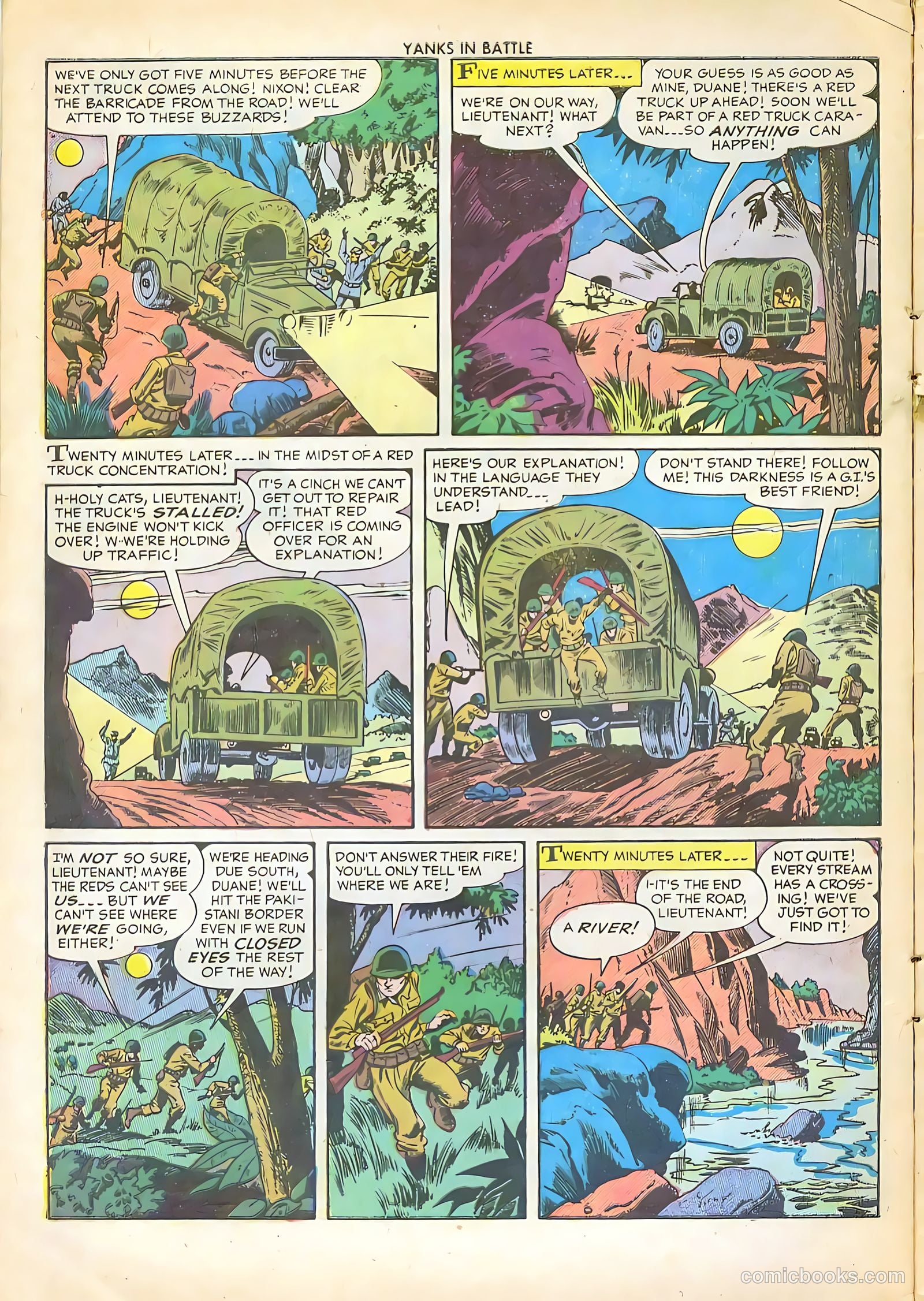 Yanks in Battle #2 (1956) — page 9 of 37