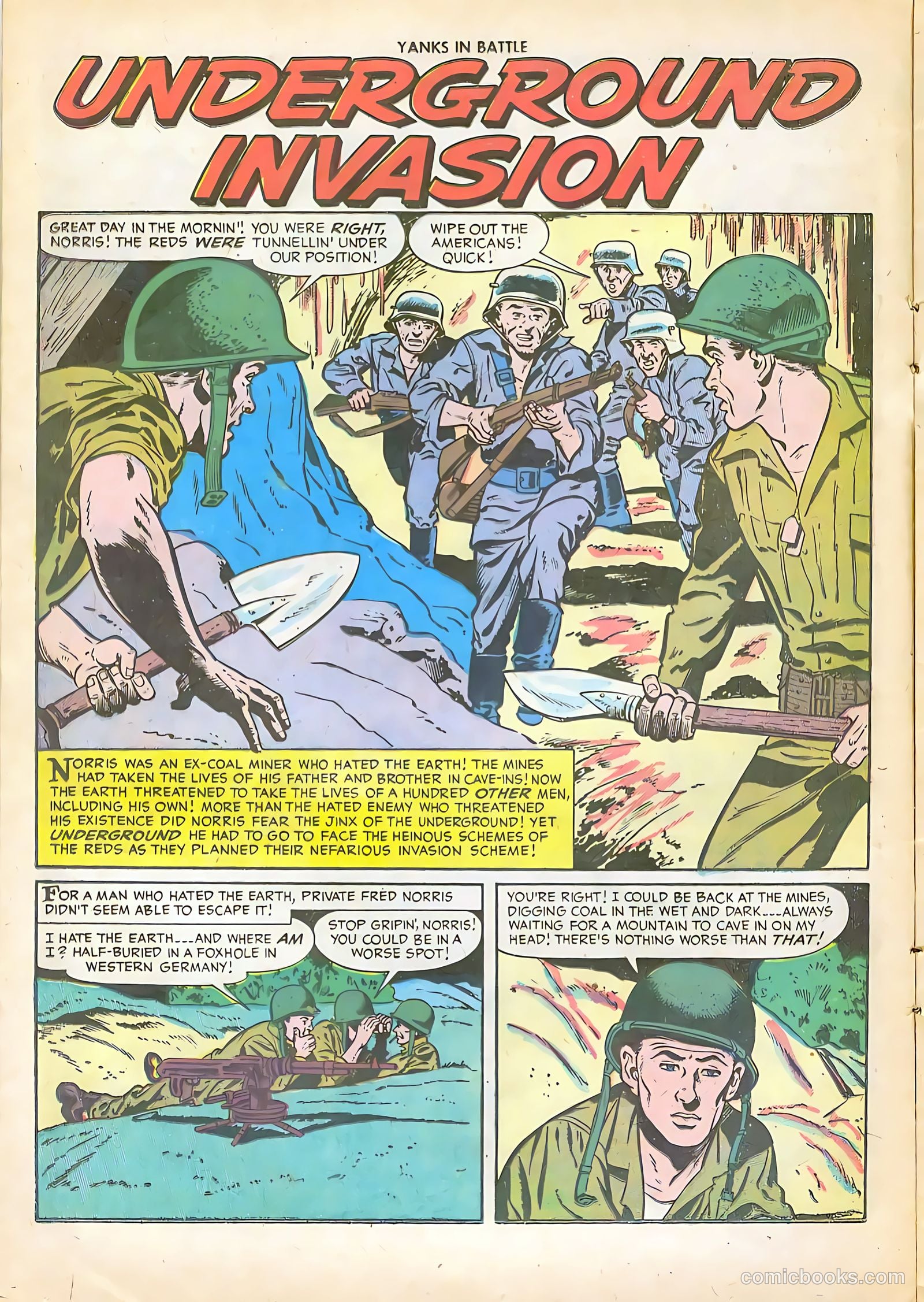 Yanks in Battle #2 (1956) — page 13 of 37