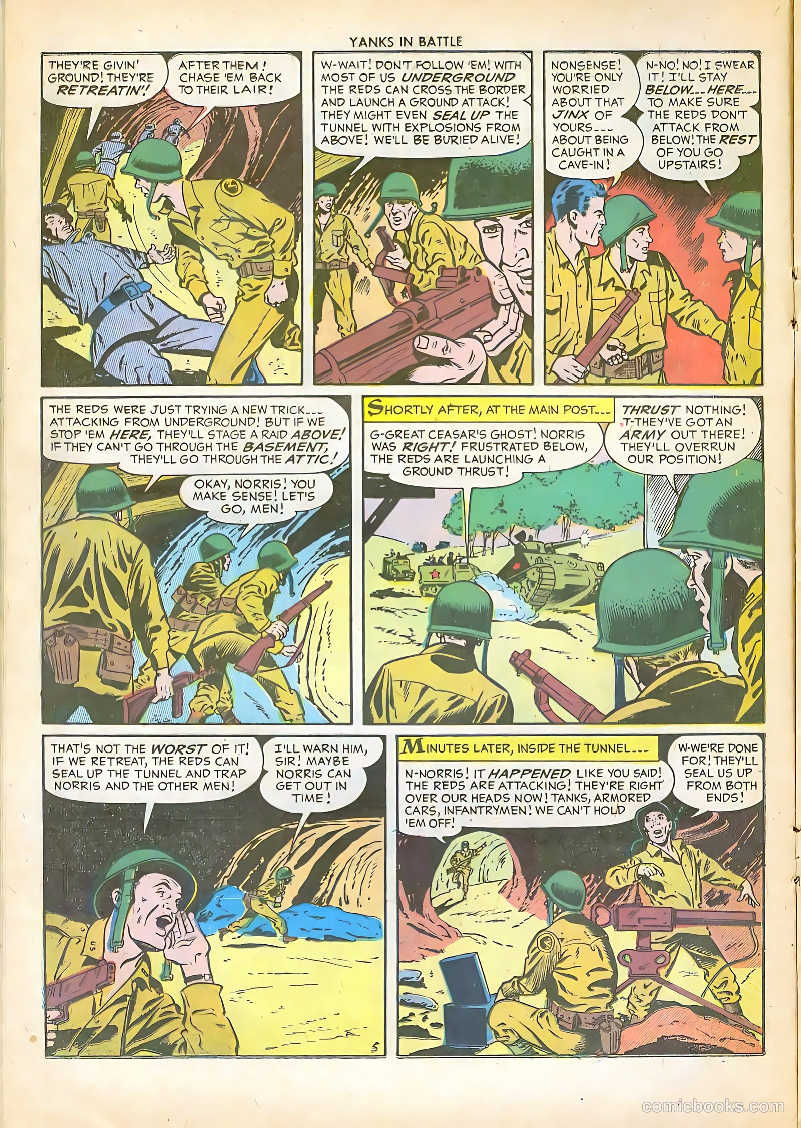 Yanks in Battle #2 (1956) — page 17 of 37