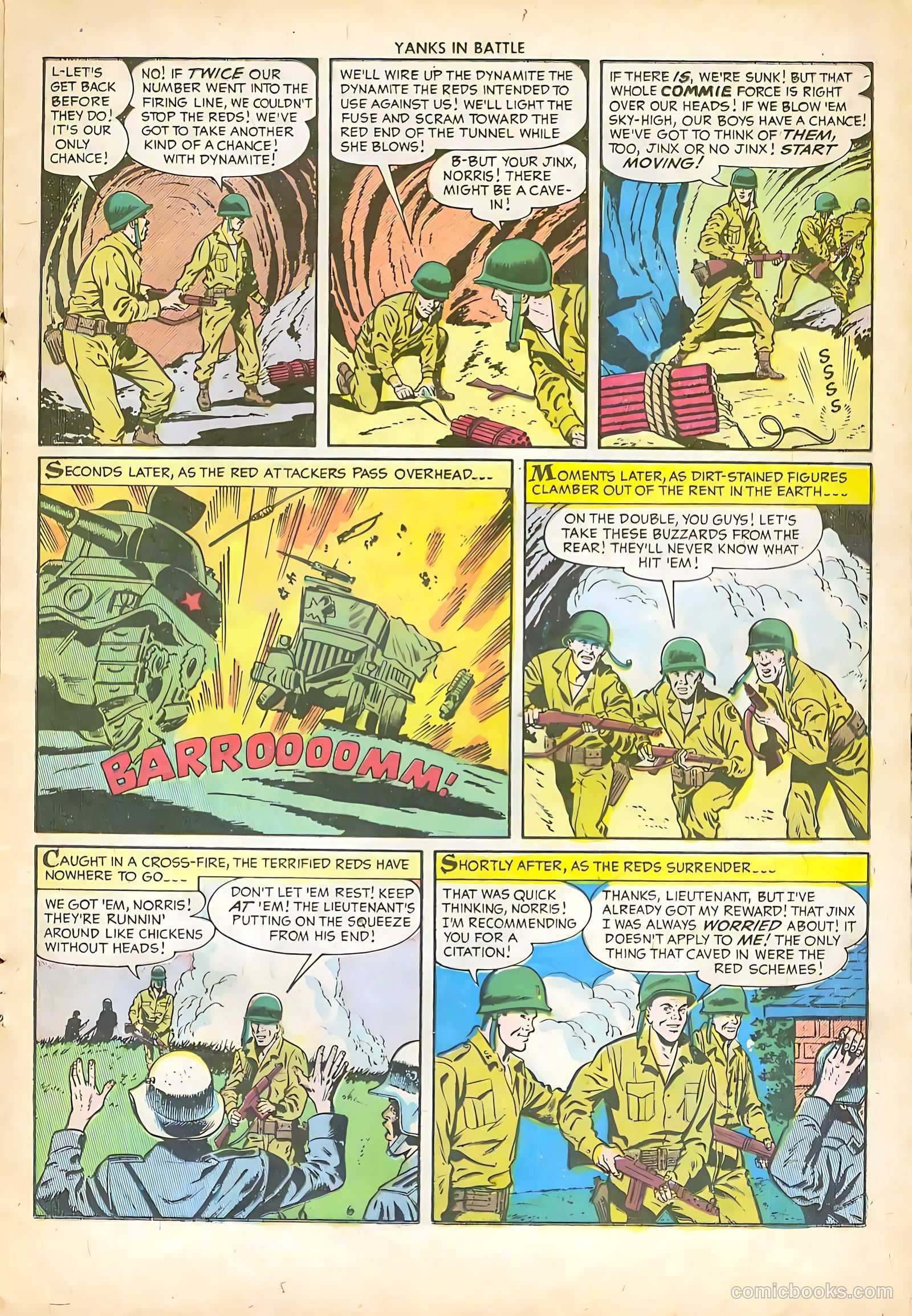 Yanks in Battle #2 (1956) — page 18 of 37