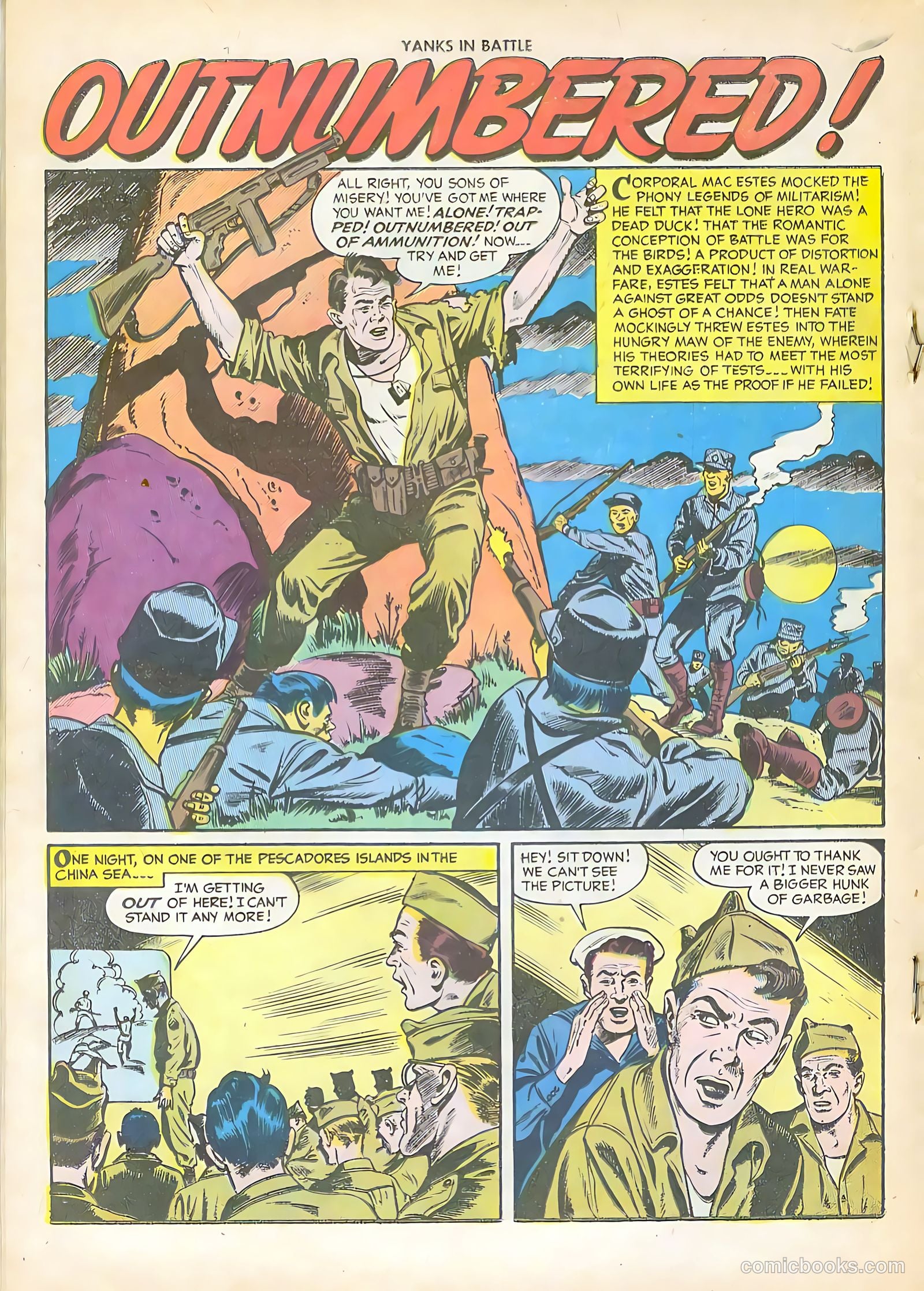 Yanks in Battle #2 (1956) — page 19 of 37