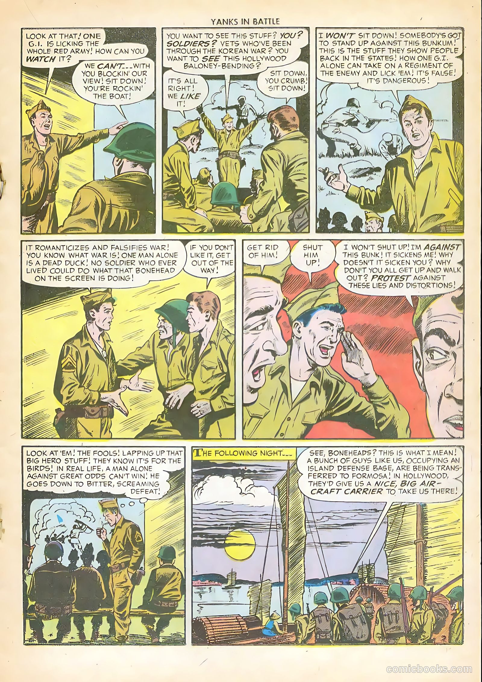 Yanks in Battle #2 (1956) — page 20 of 37