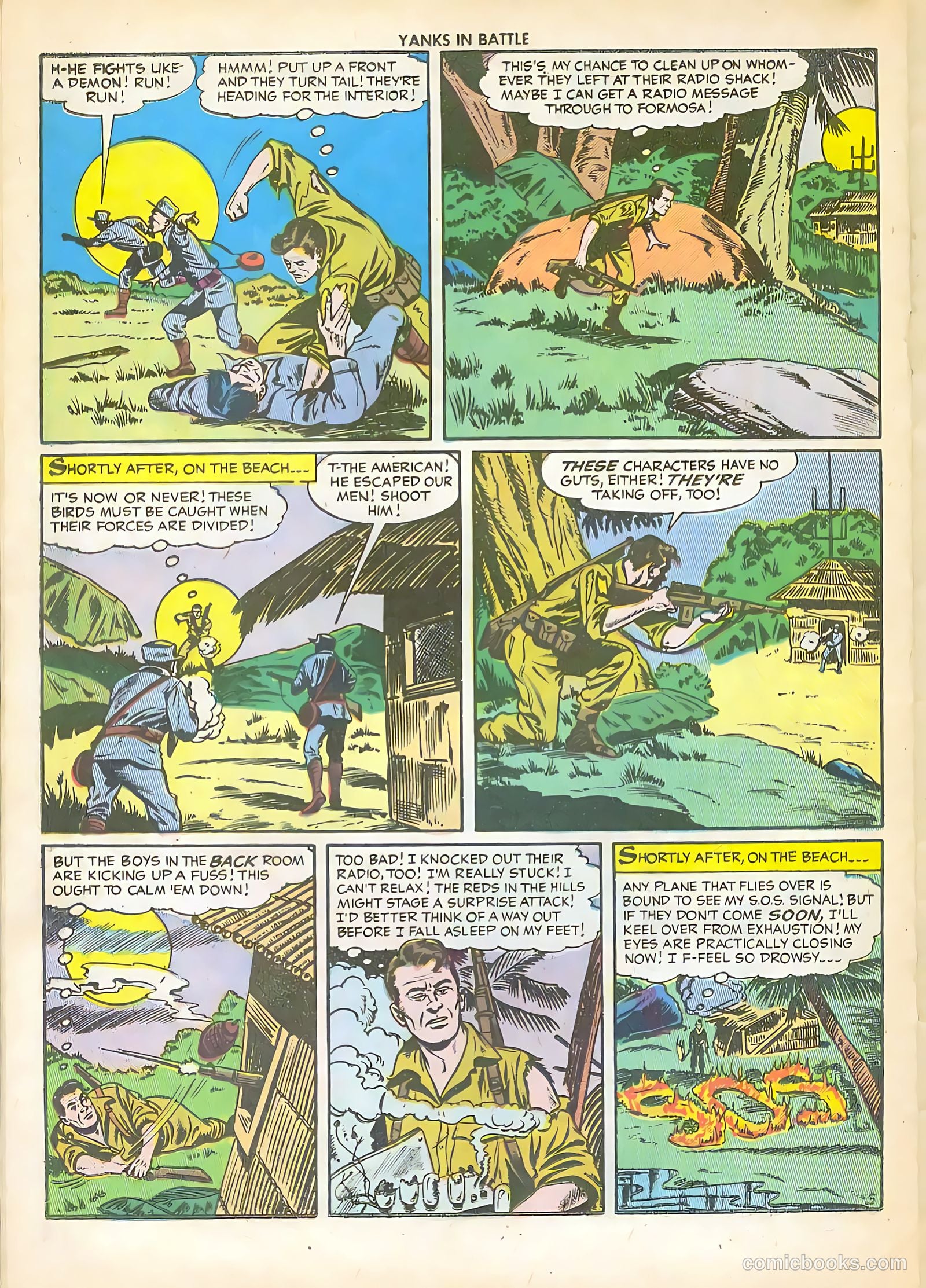 Yanks in Battle #2 (1956) — page 23 of 37