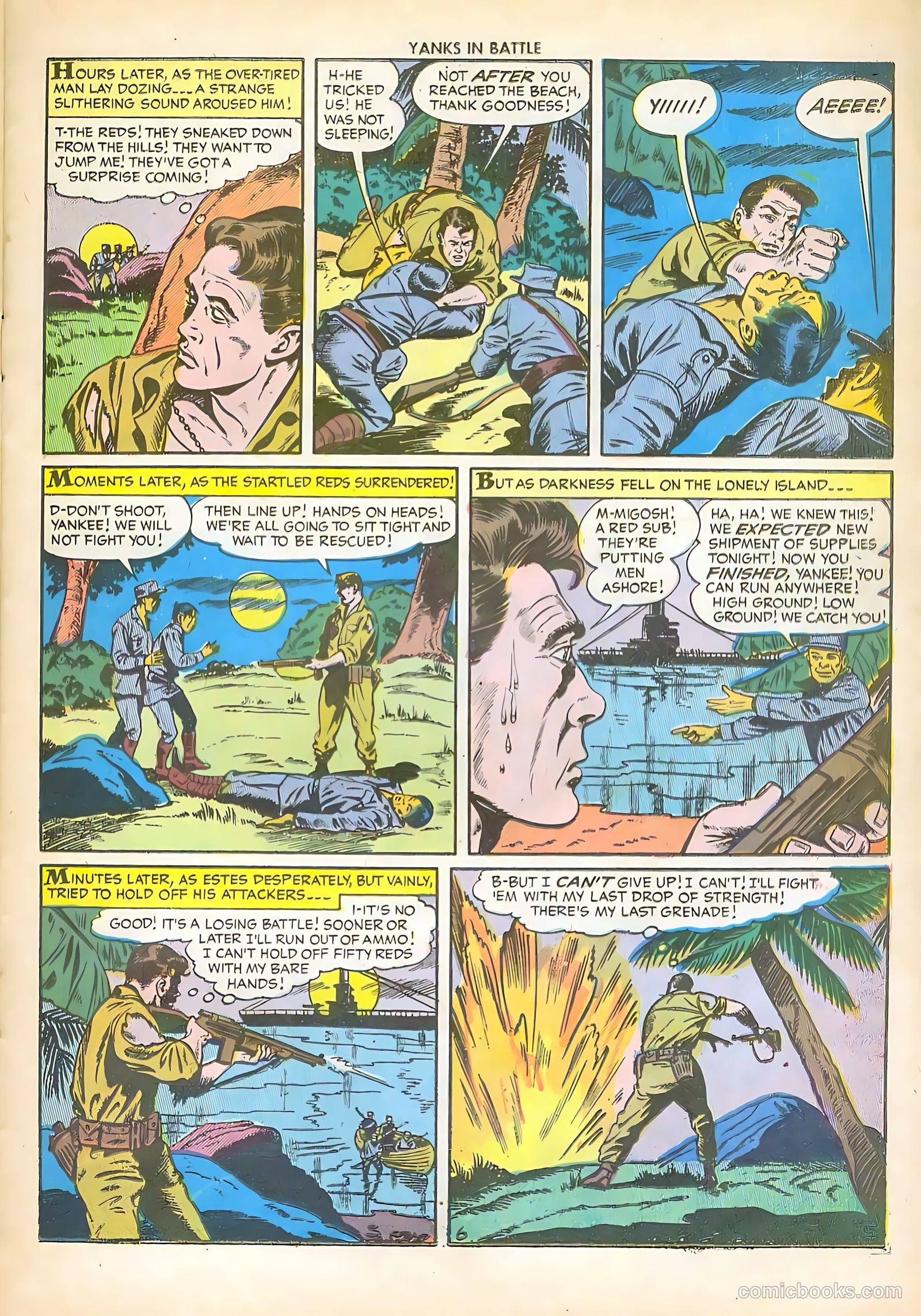 Yanks in Battle #2 (1956) — page 24 of 37