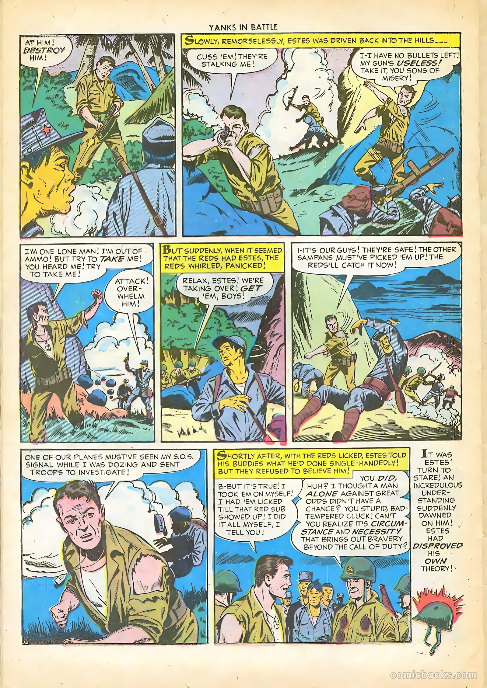 Yanks in Battle #2 (1956) — page 25 of 37