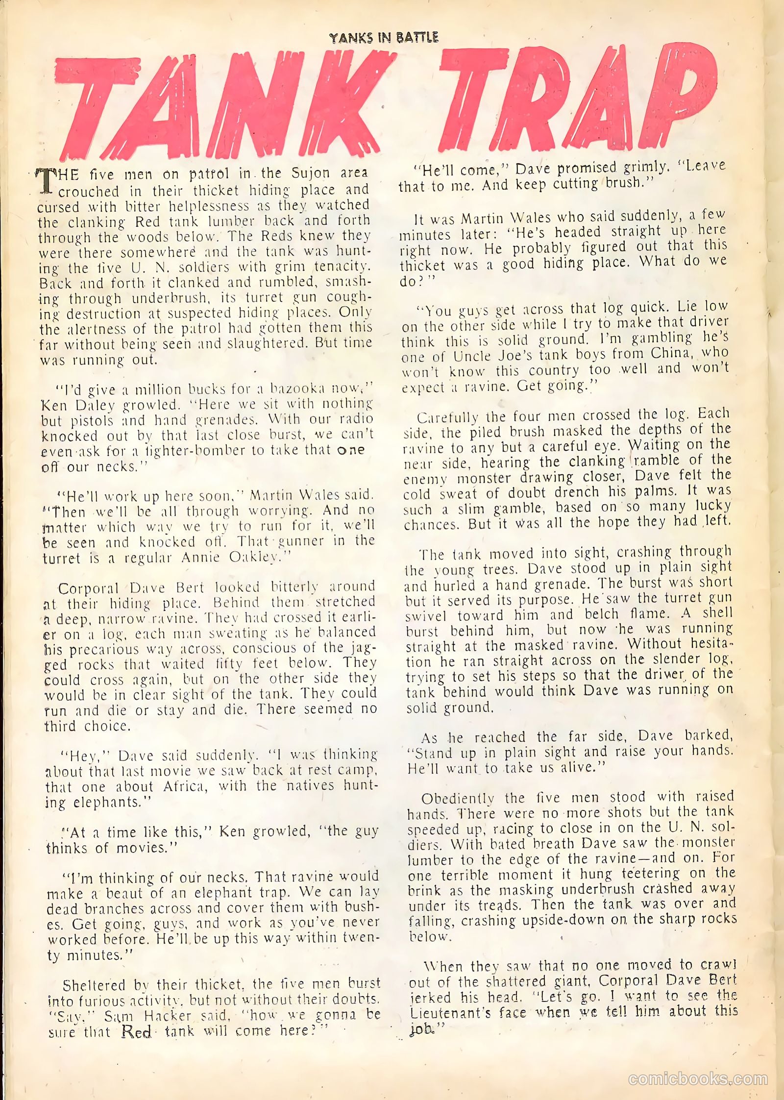 Yanks in Battle #2 (1956) — page 27 of 37