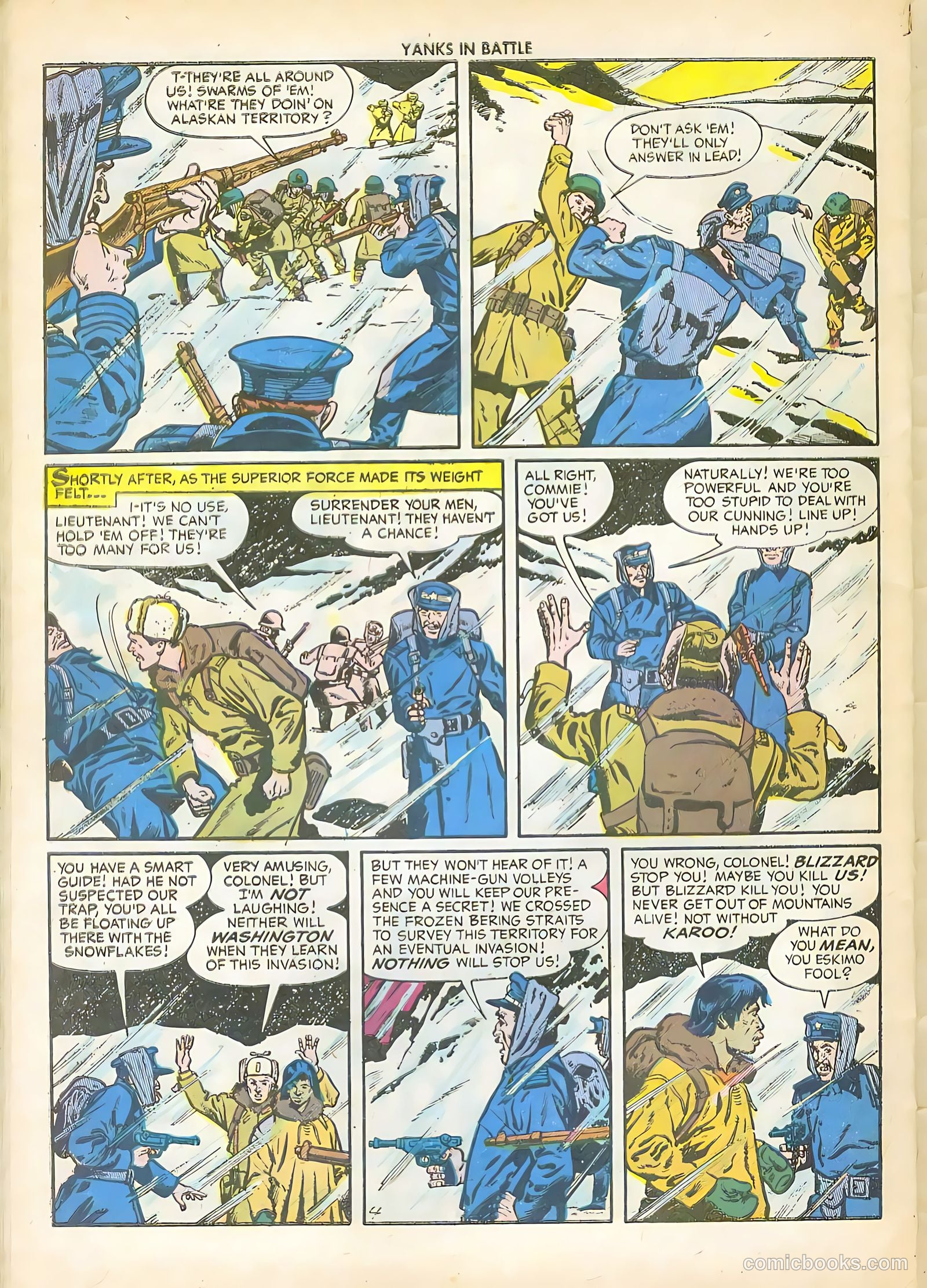 Yanks in Battle #2 (1956) — page 31 of 37
