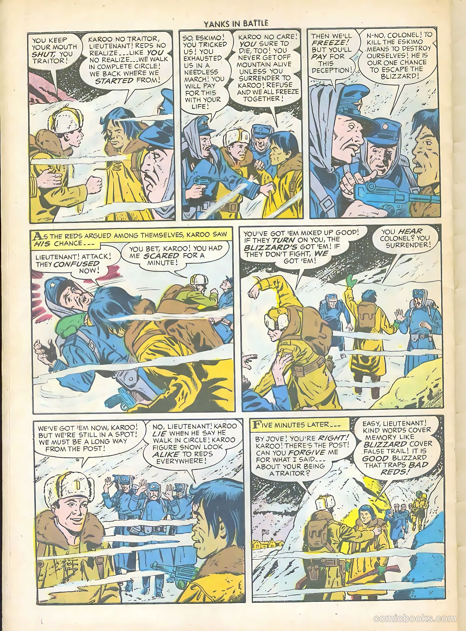 Yanks in Battle #2 (1956) — page 33 of 37