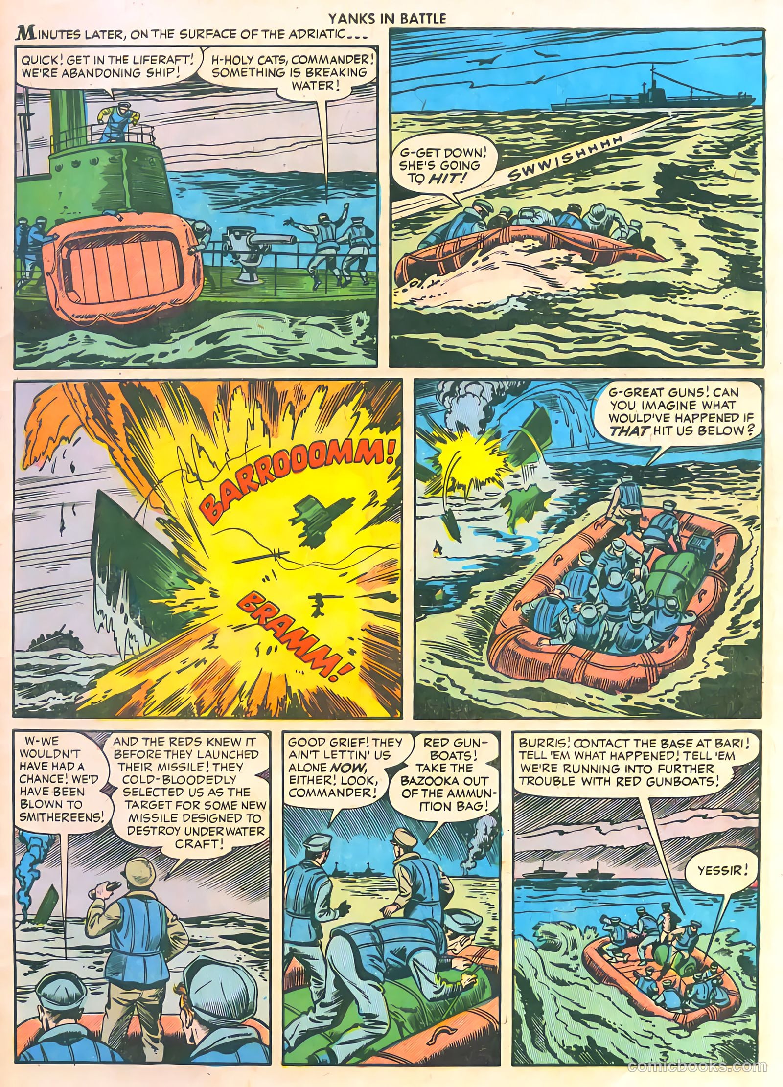 Yanks in Battle #3 (1956) — page 5 of 36