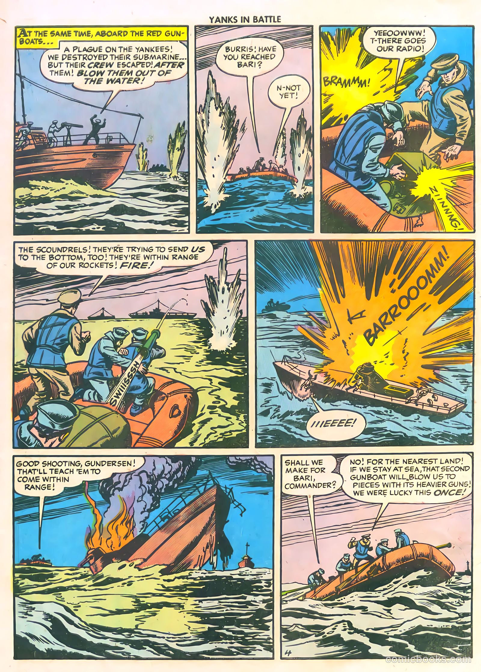 Yanks in Battle #3 (1956) — page 6 of 36