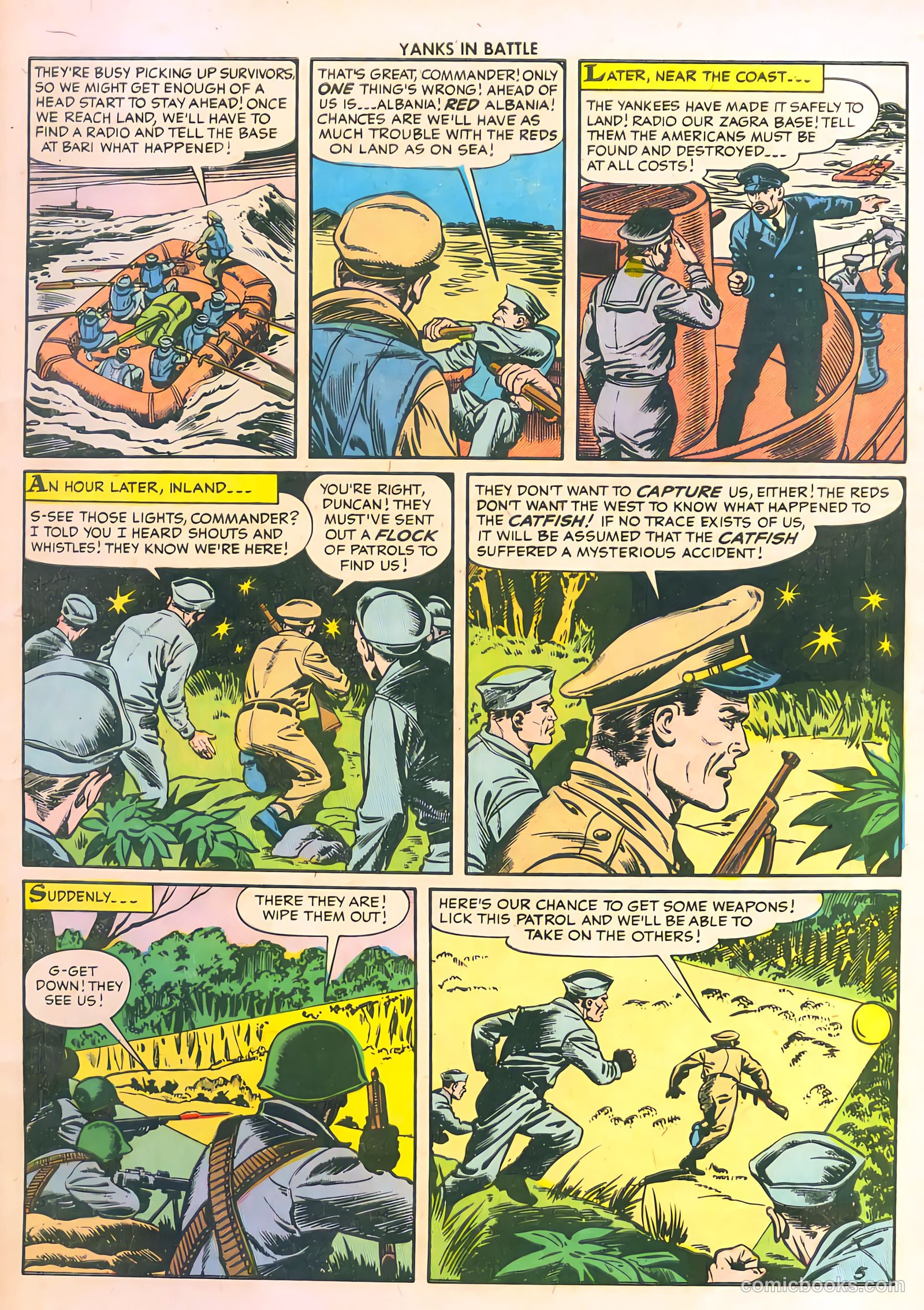 Yanks in Battle #3 (1956) — page 7 of 36