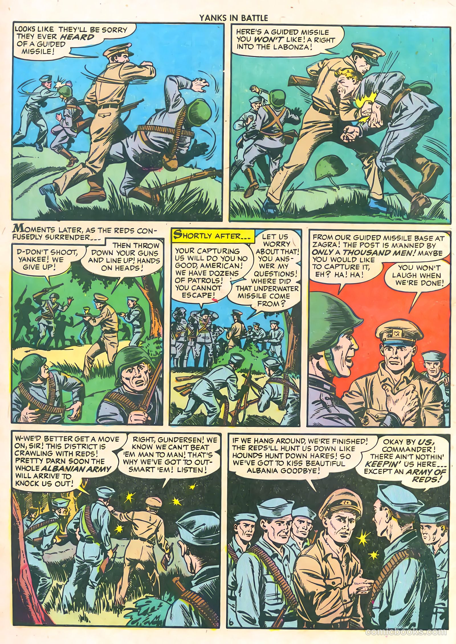 Yanks in Battle #3 (1956) — page 8 of 36