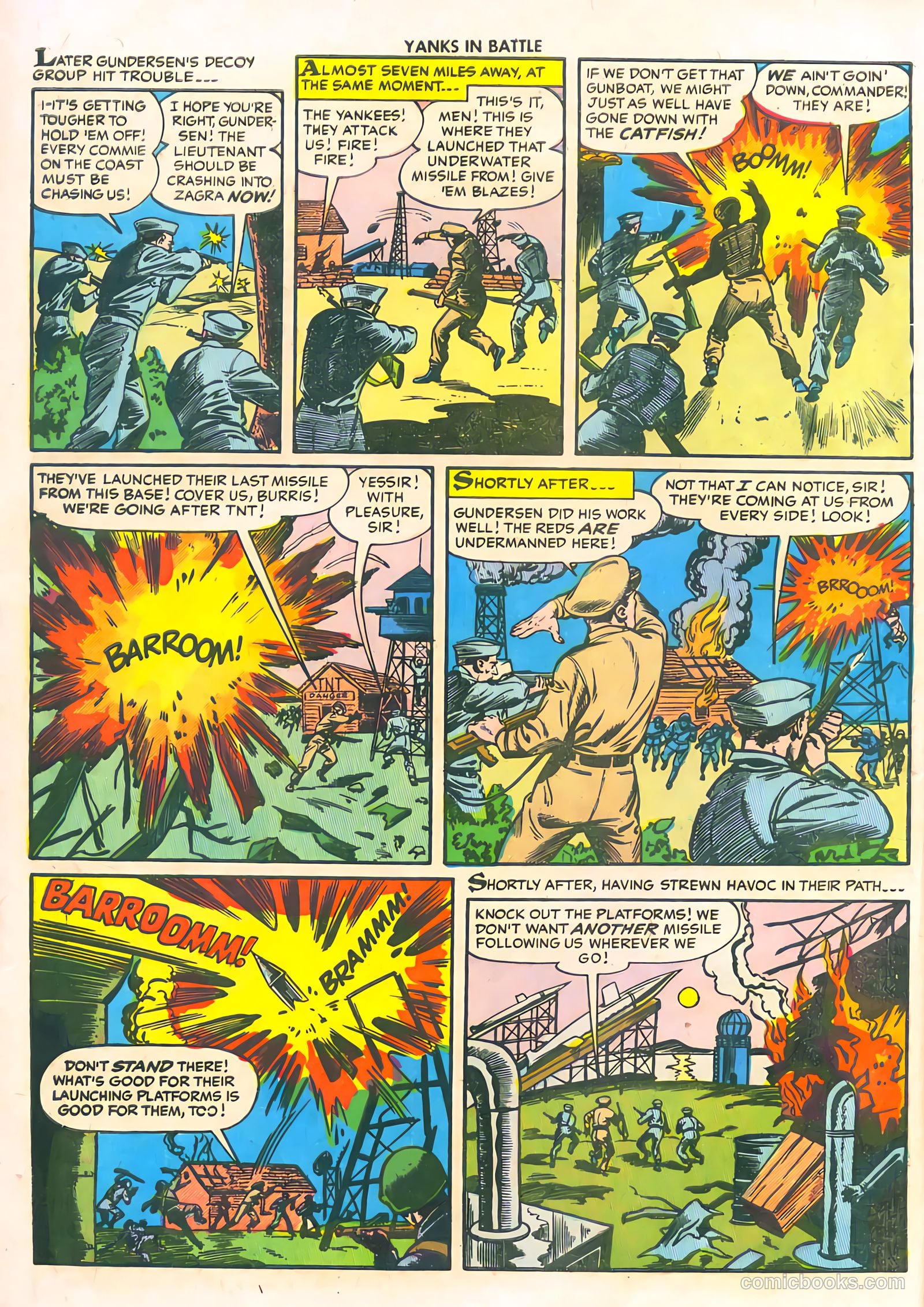 Yanks in Battle #3 (1956) — page 10 of 36