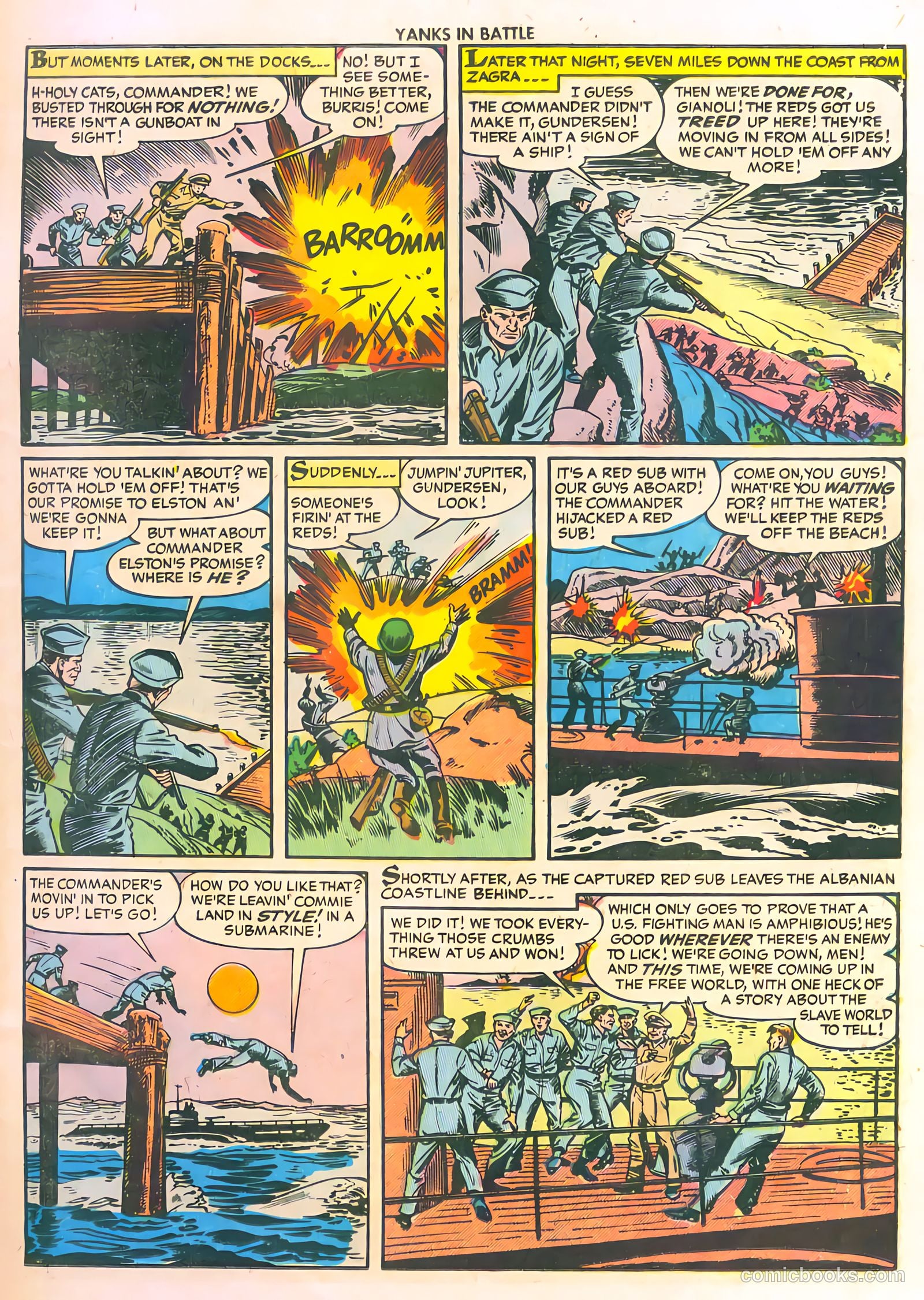Yanks in Battle #3 (1956) — page 11 of 36