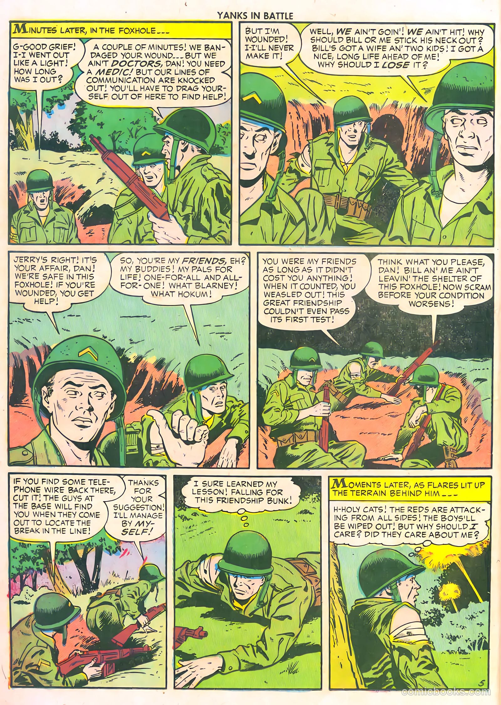 Yanks in Battle #3 (1956) — page 16 of 36
