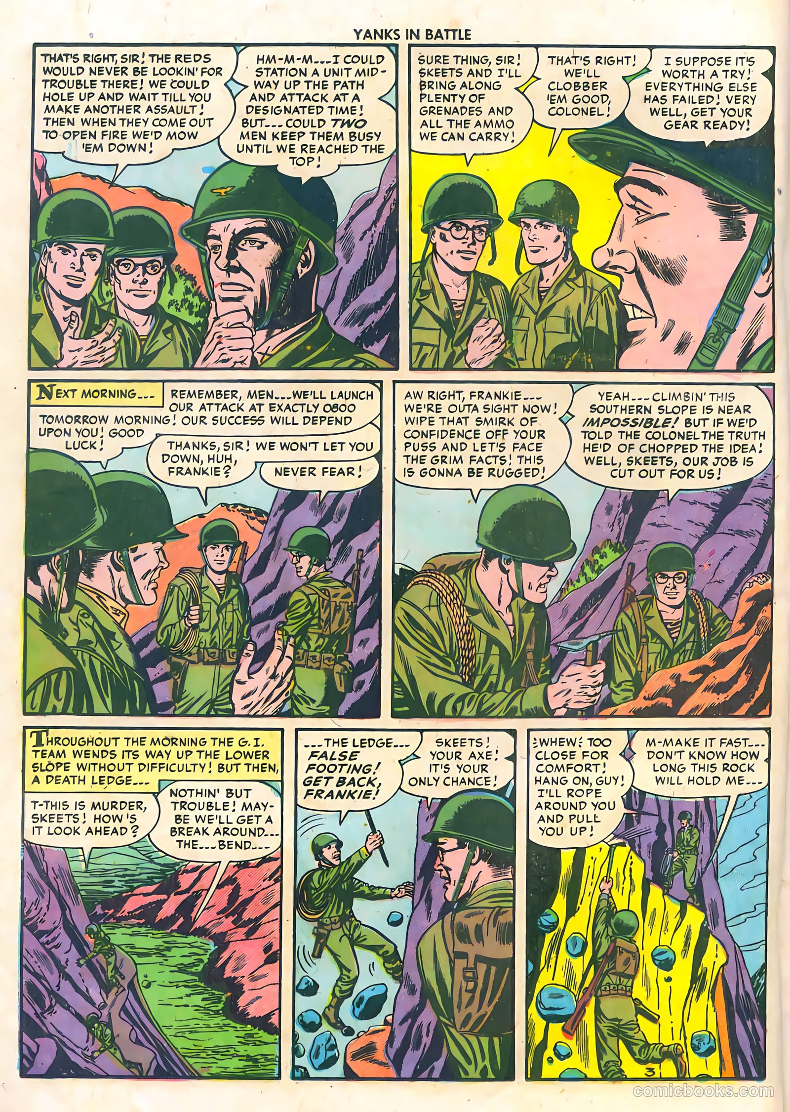 Yanks in Battle #3 (1956) — page 20 of 36