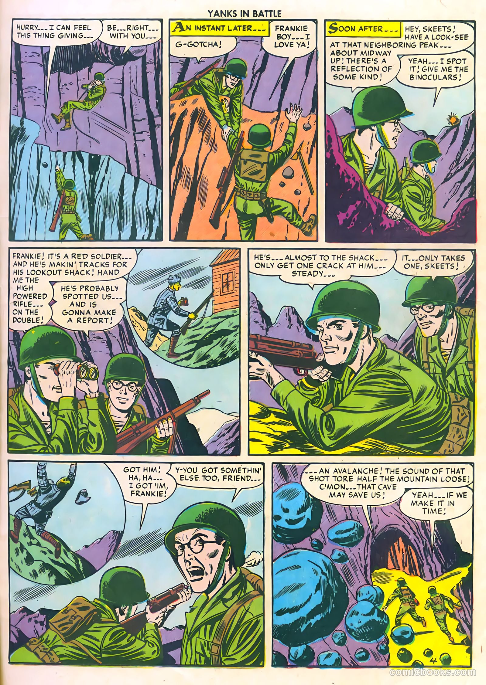 Yanks in Battle #3 (1956) — page 21 of 36