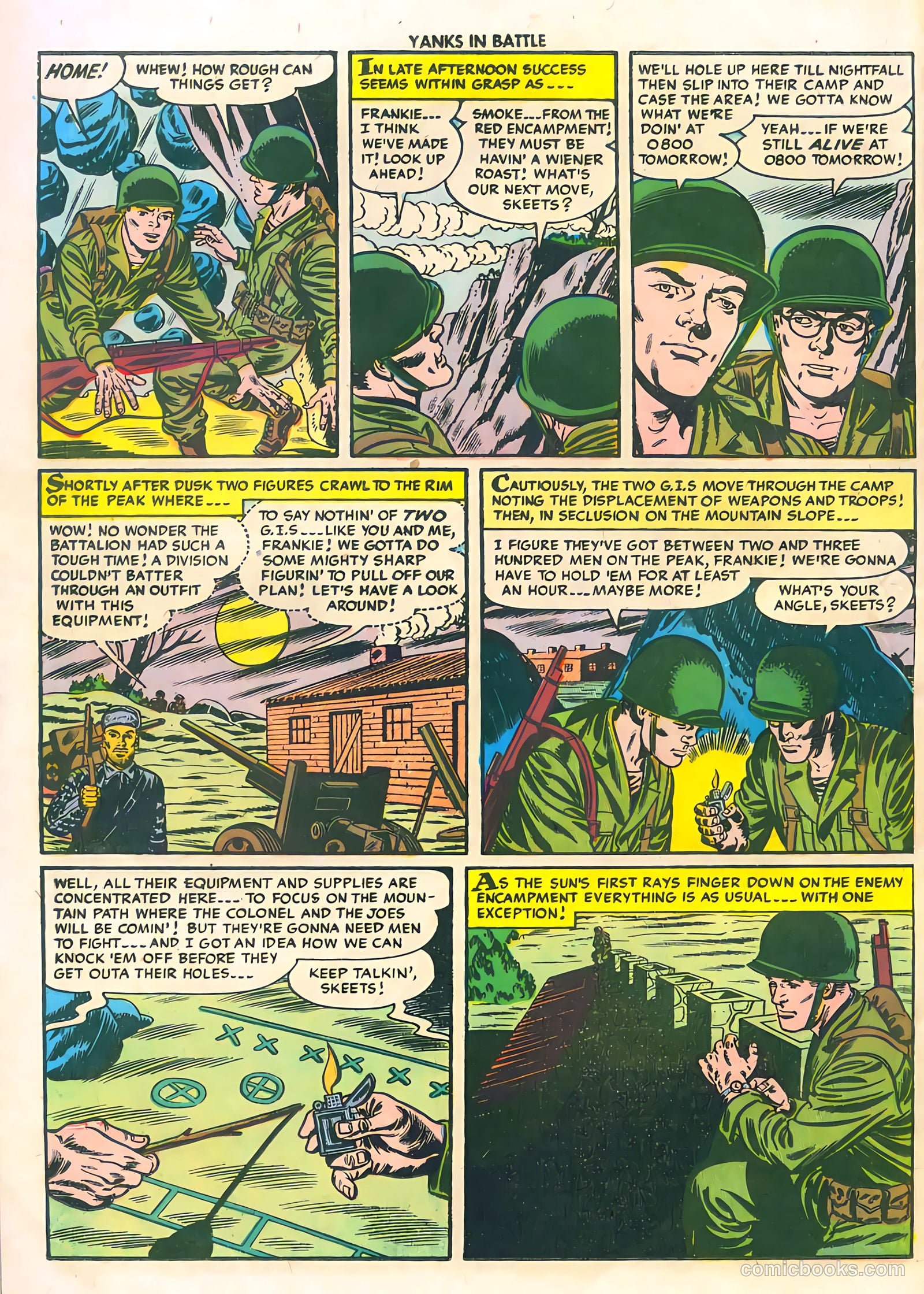 Yanks in Battle #3 (1956) — page 22 of 36