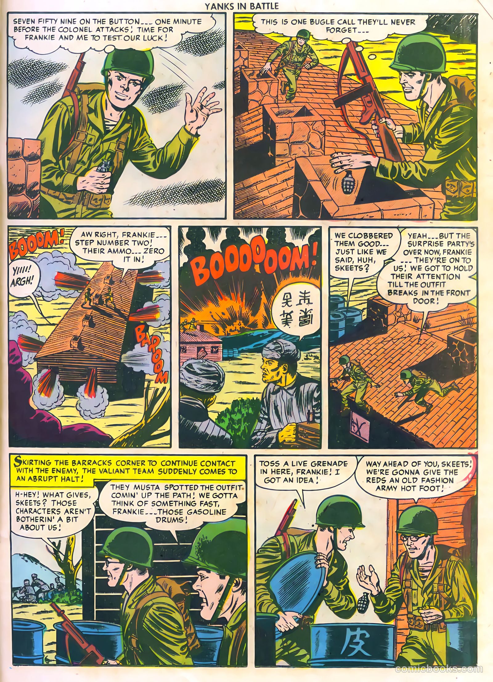 Yanks in Battle #3 (1956) — page 23 of 36