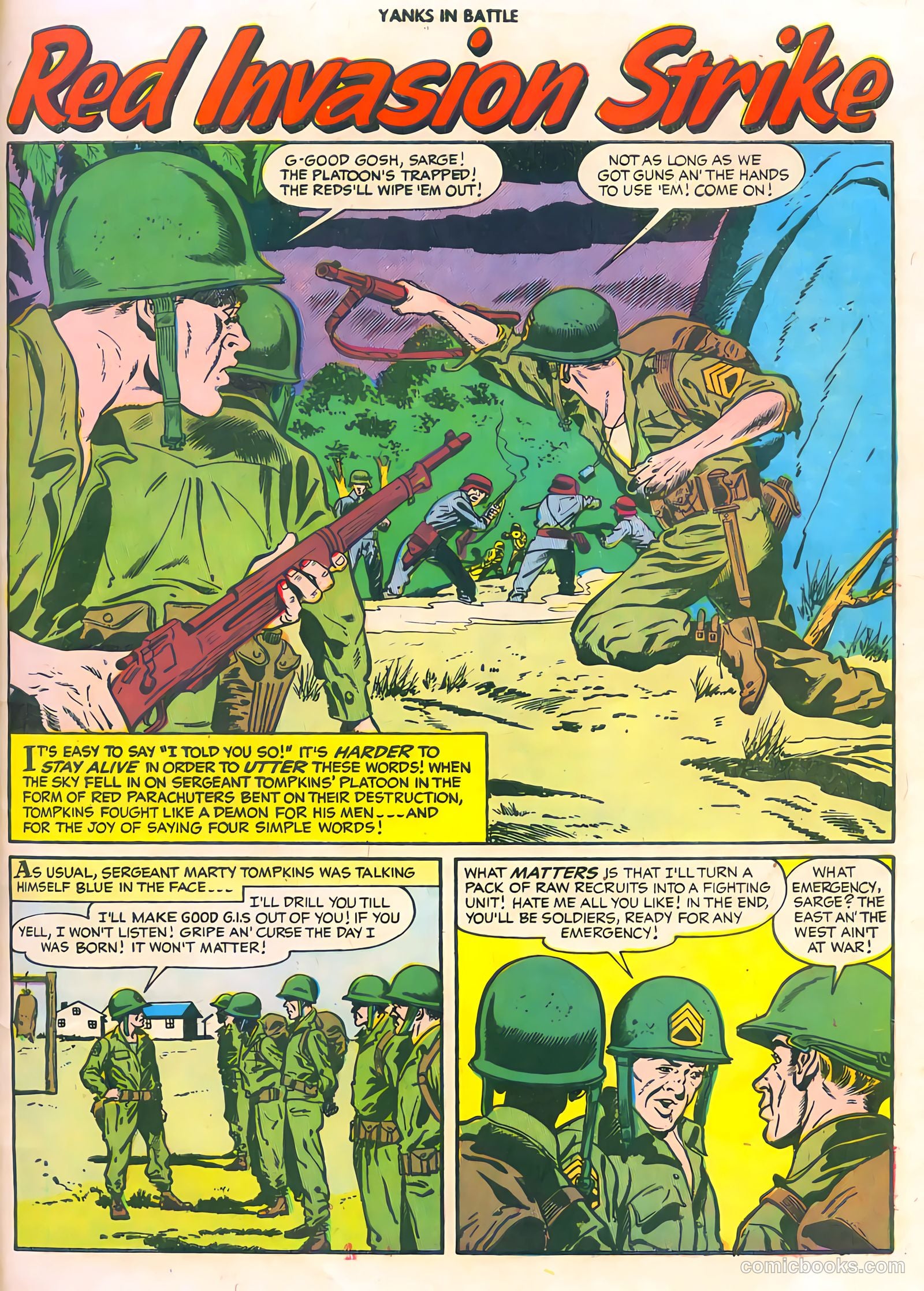 Yanks in Battle #3 (1956) — page 27 of 36
