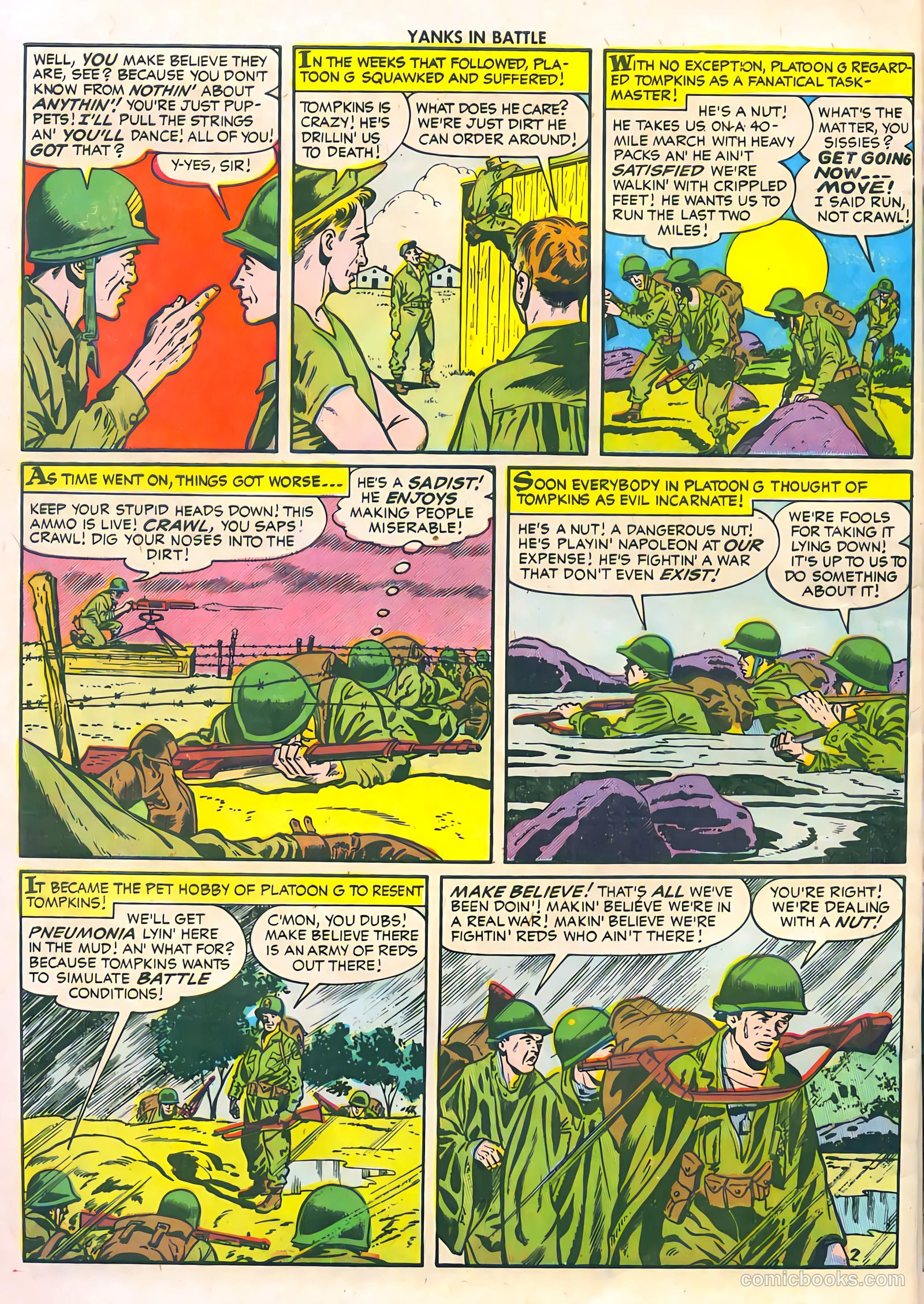 Yanks in Battle #3 (1956) — page 28 of 36