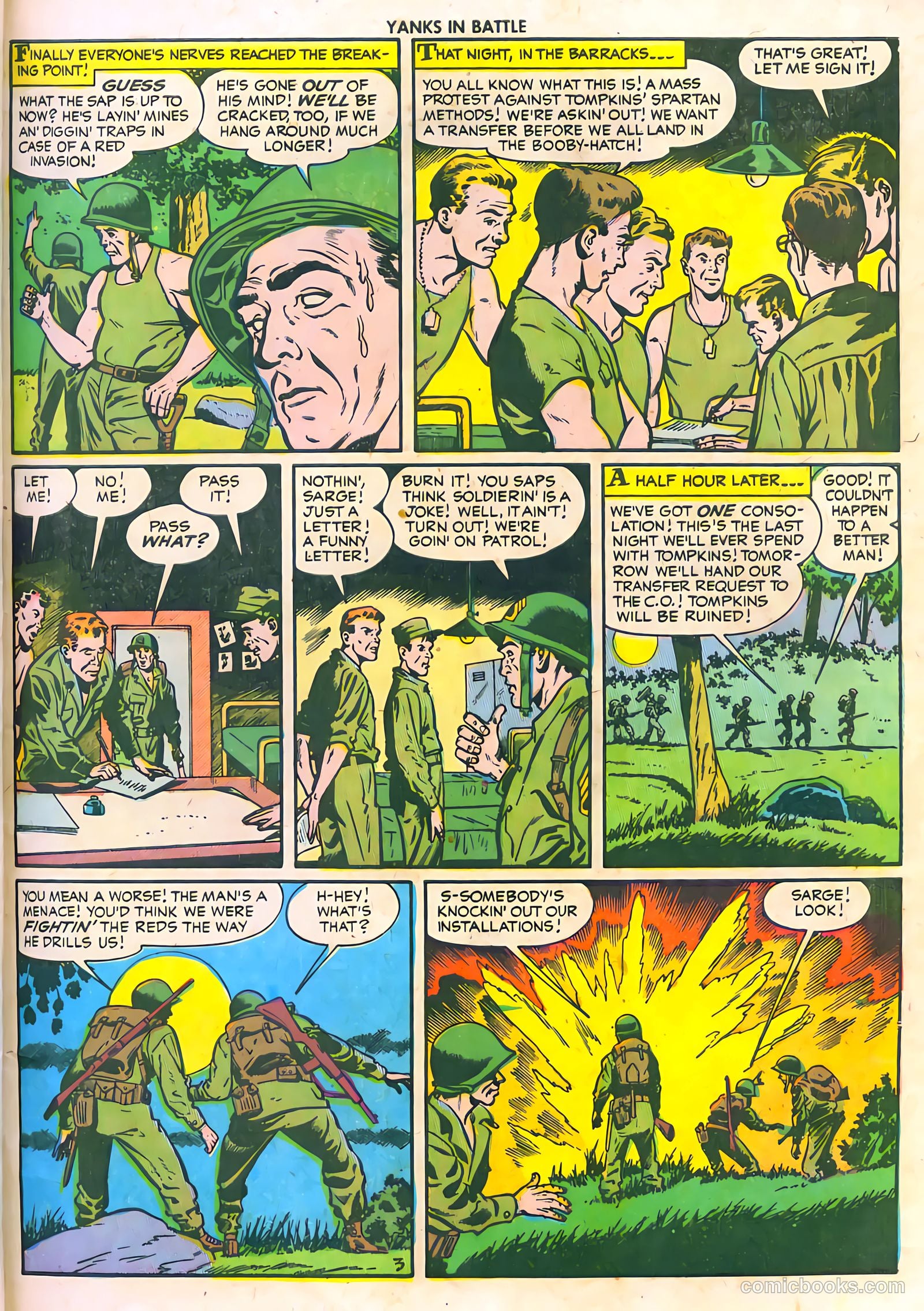 Yanks in Battle #3 (1956) — page 29 of 36