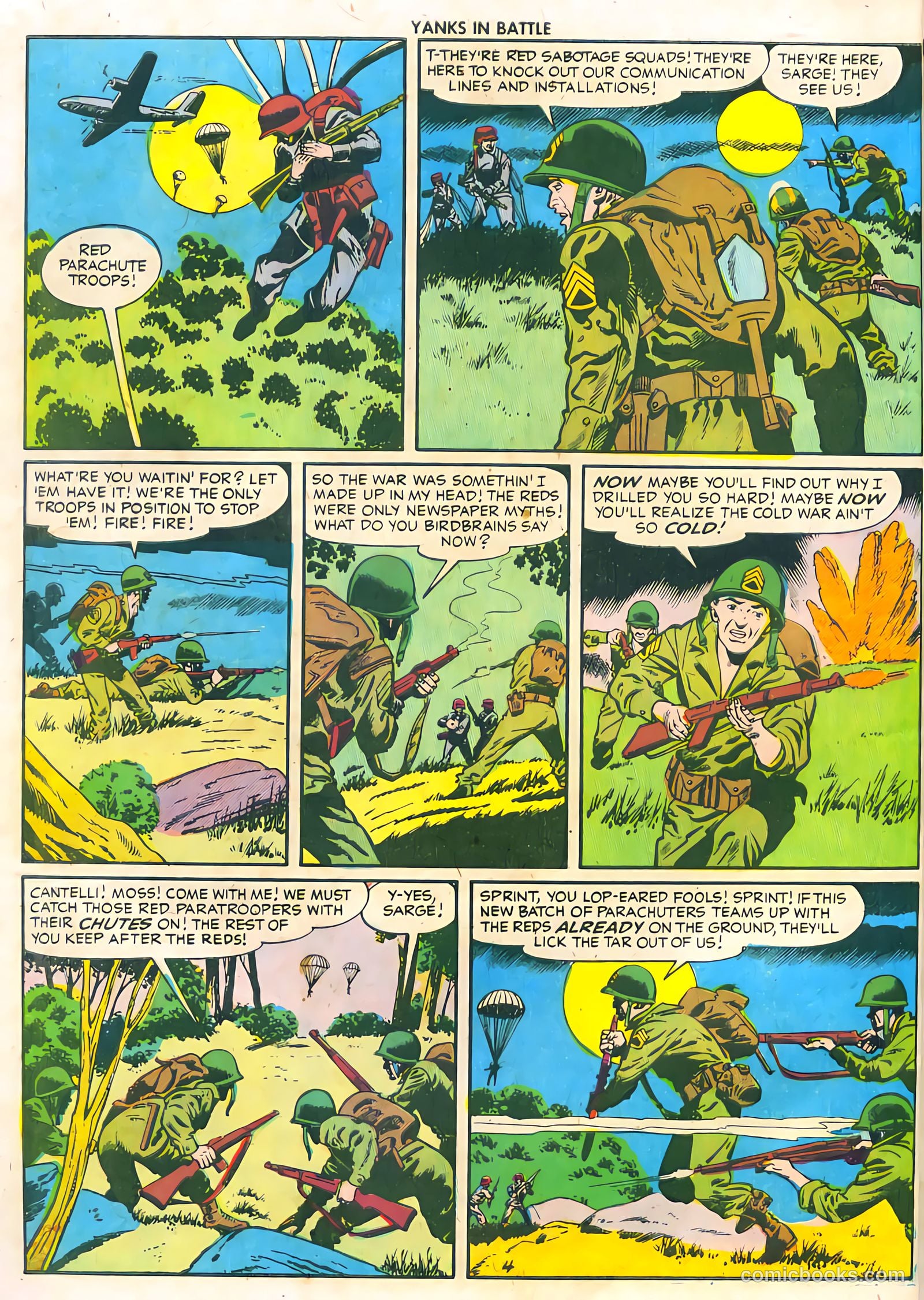 Yanks in Battle #3 (1956) — page 30 of 36