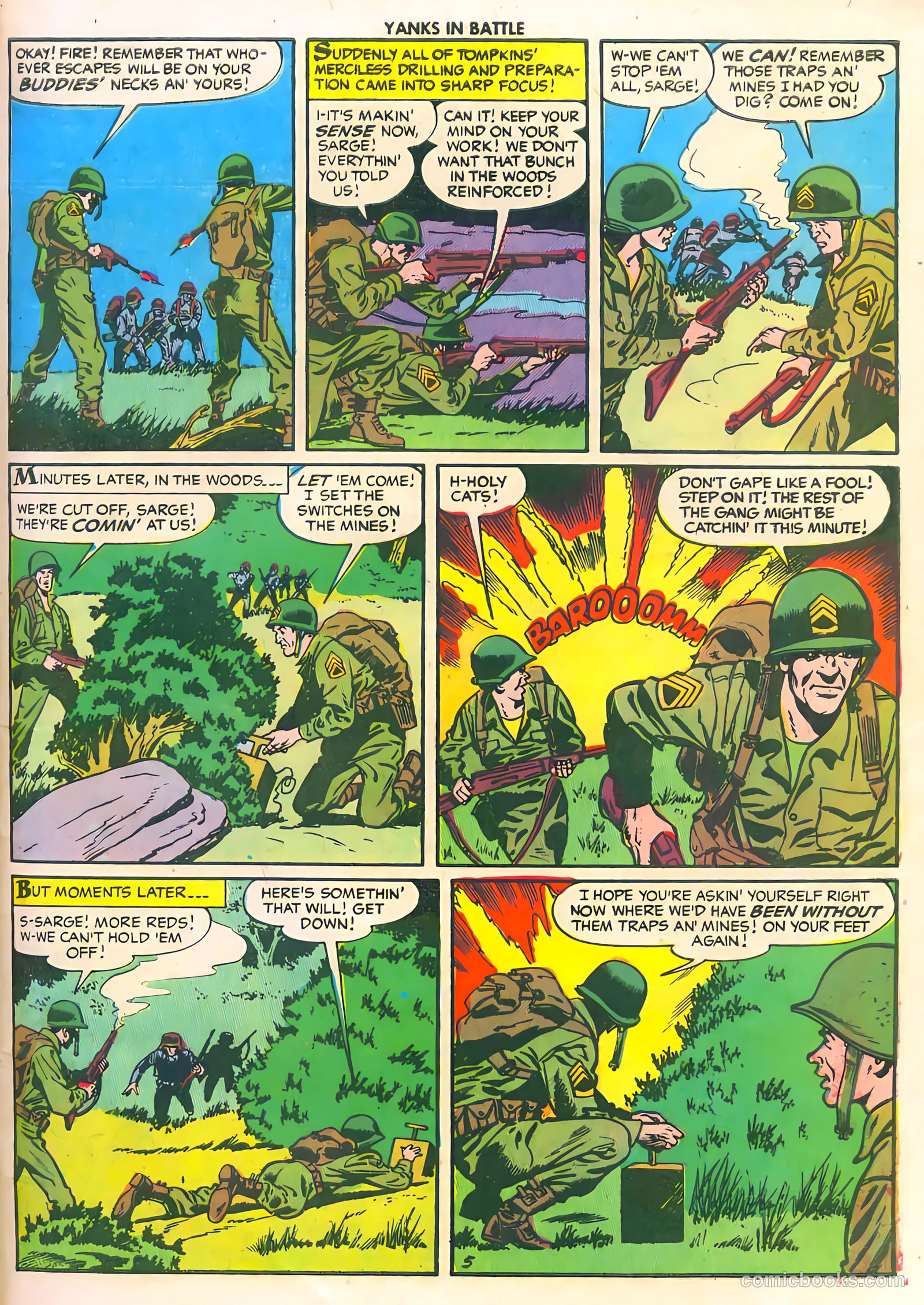 Yanks in Battle #3 (1956) — page 31 of 36