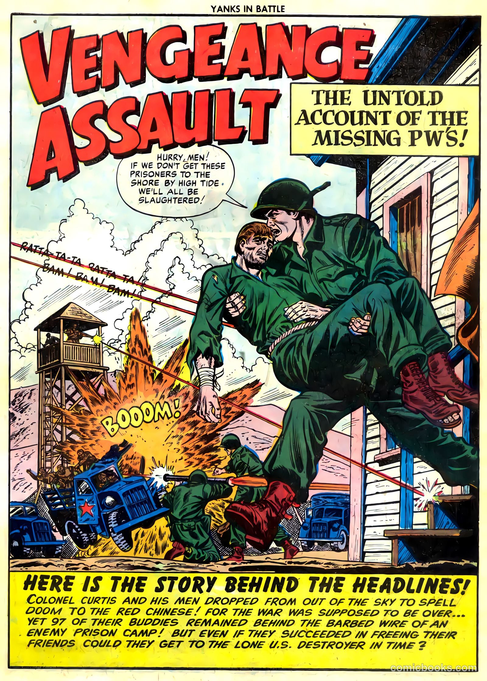 Yanks in Battle #4 (1956) — page 3 of 36