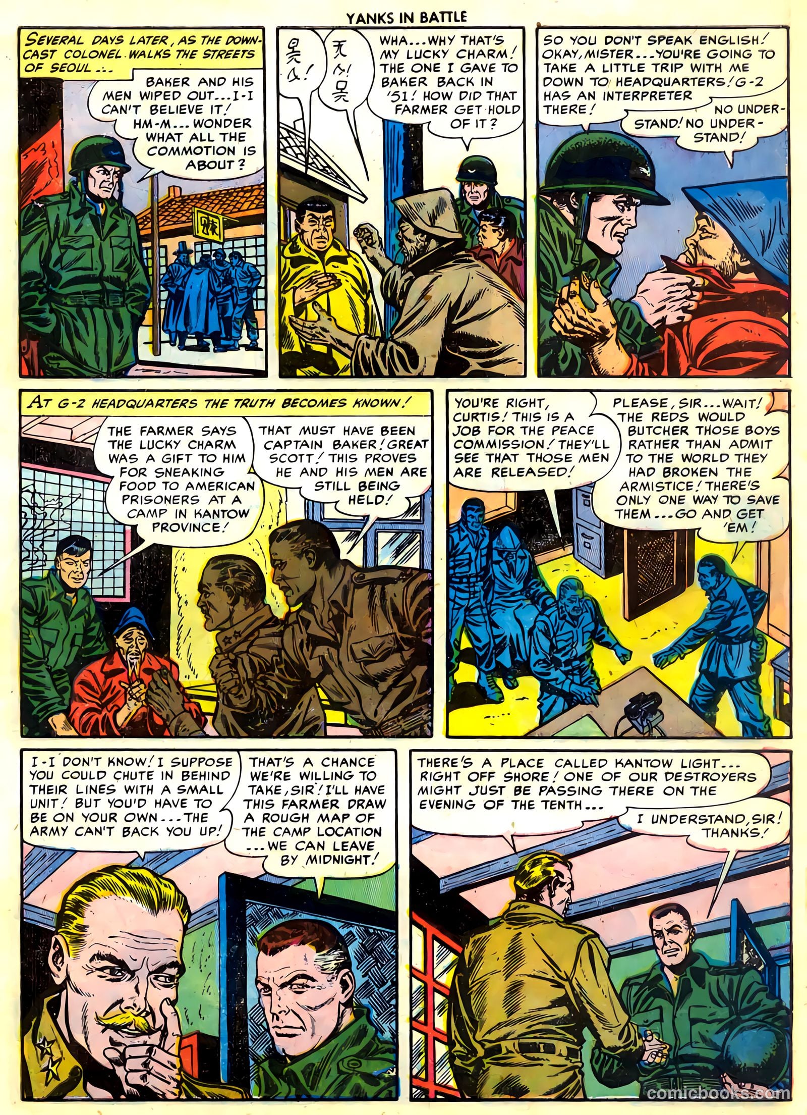 Yanks in Battle #4 (1956) — page 5 of 36
