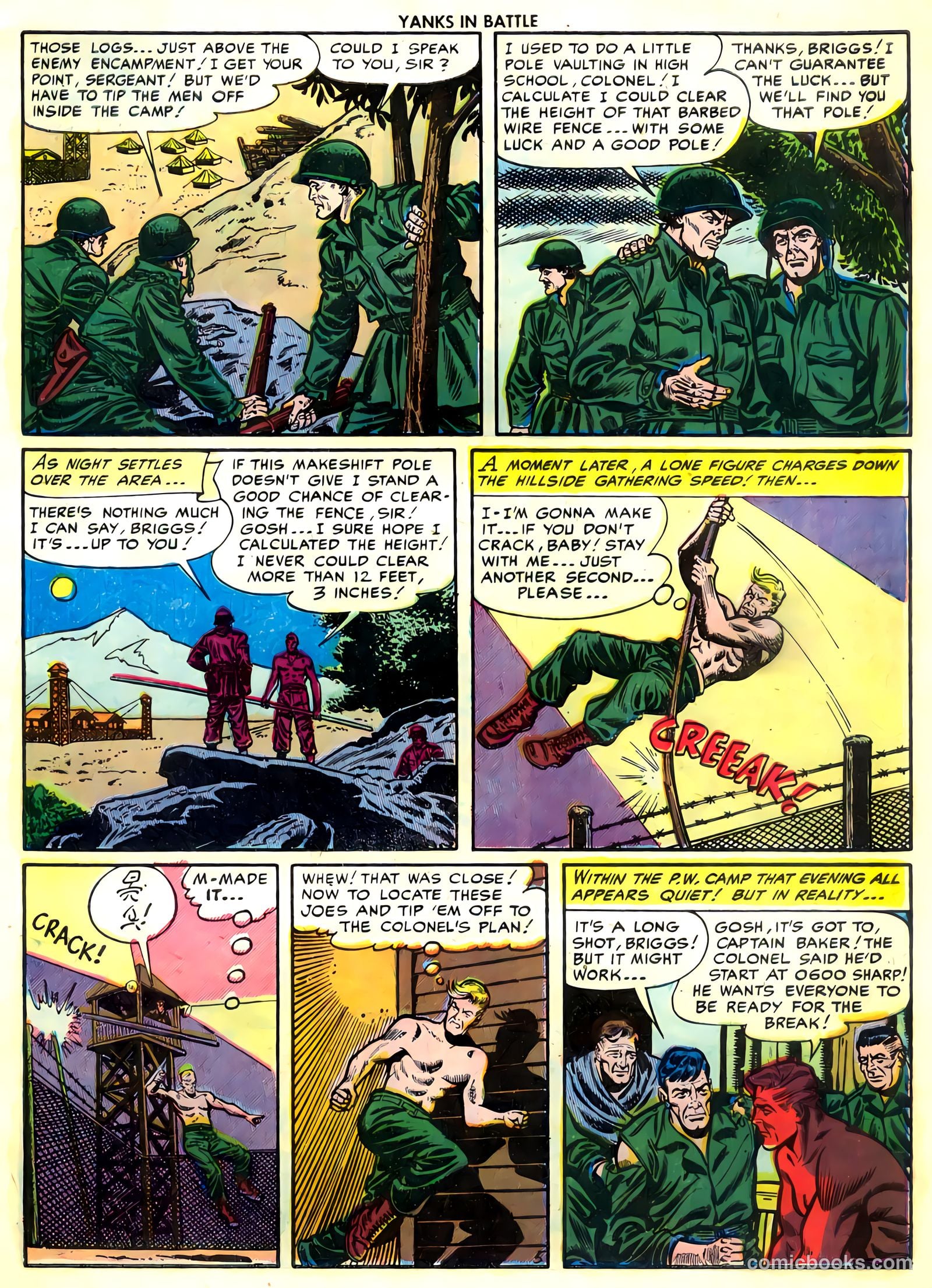 Yanks in Battle #4 (1956) — page 7 of 36