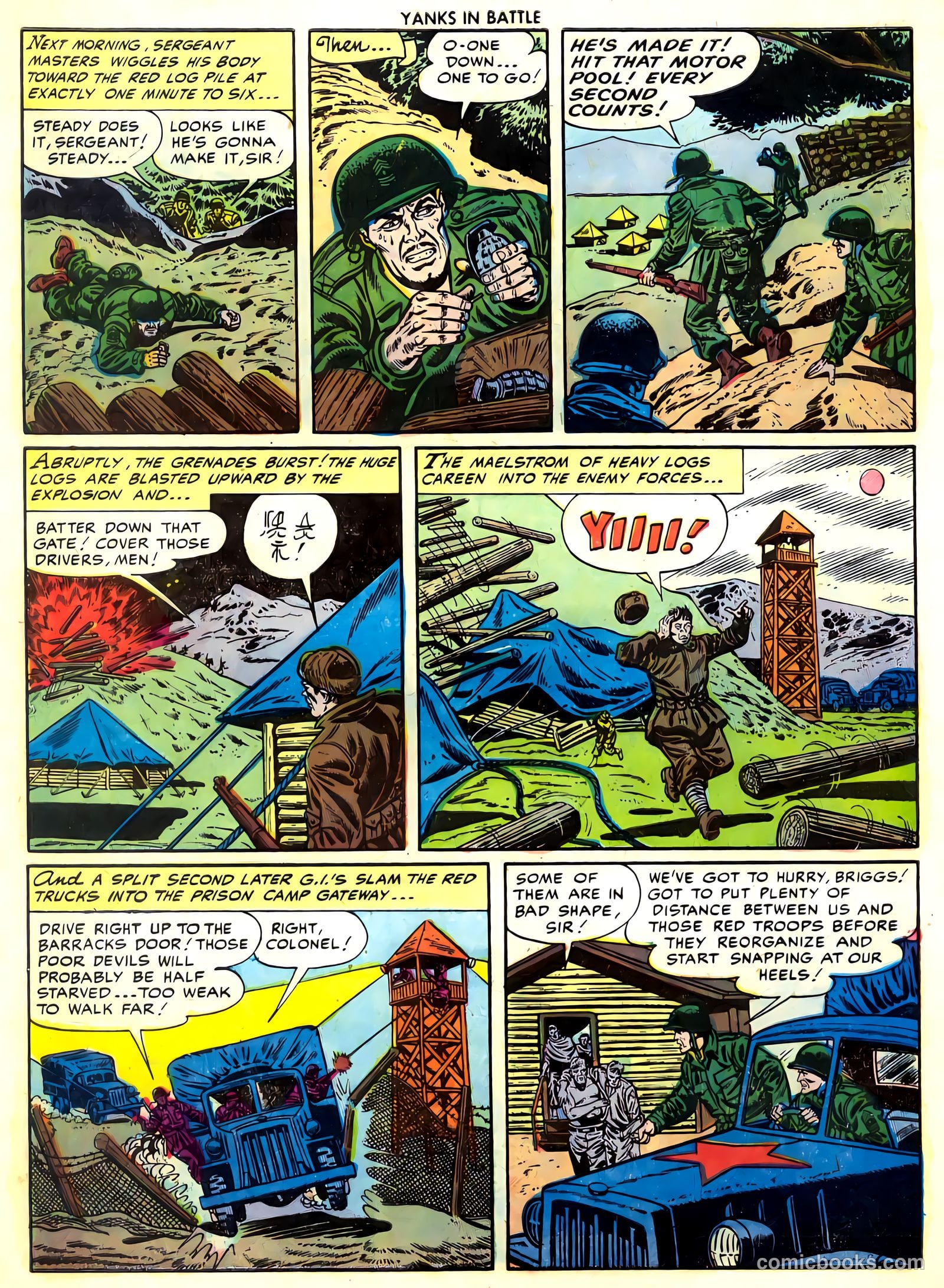 Yanks in Battle #4 (1956) — page 8 of 36