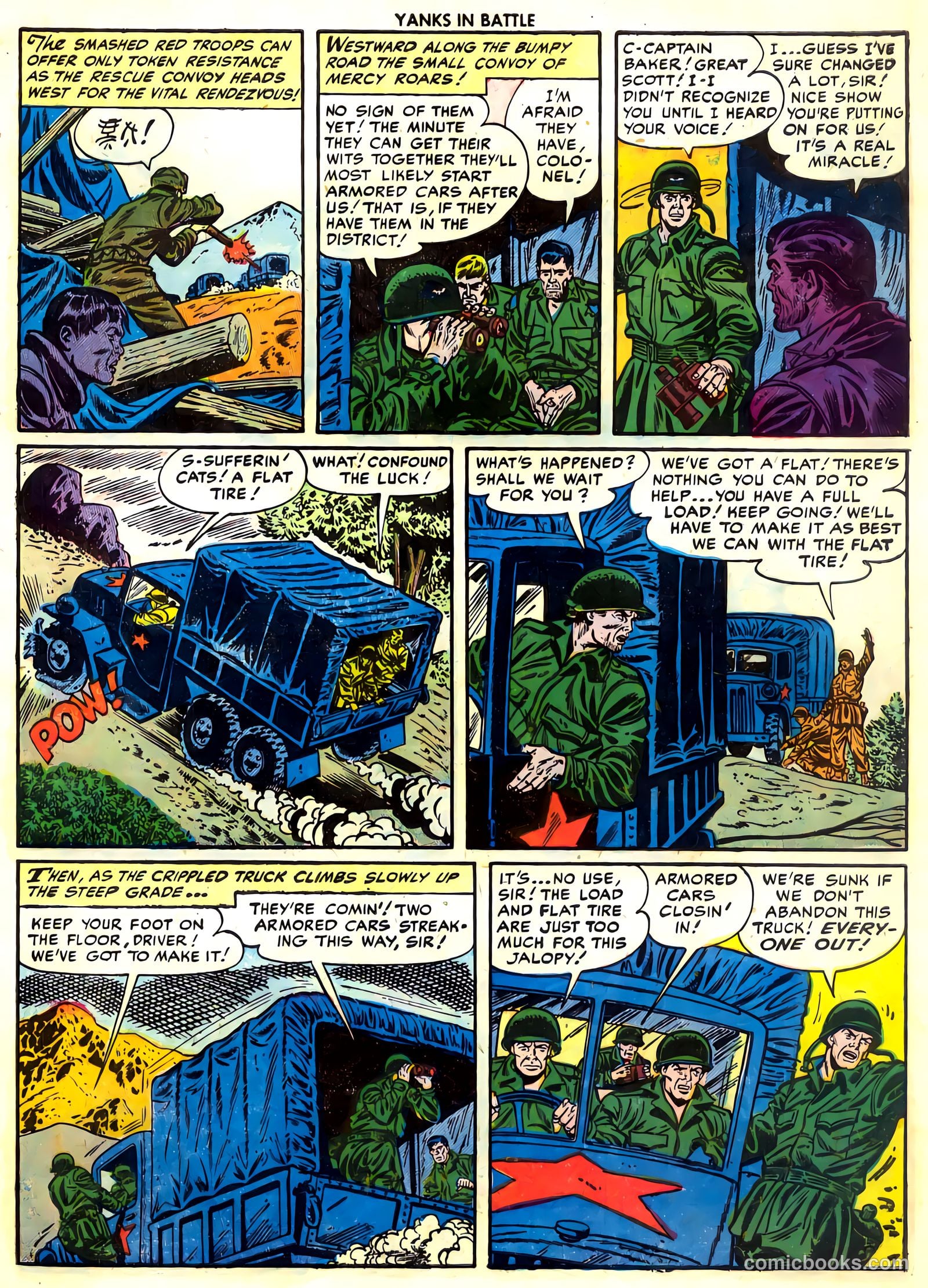 Yanks in Battle #4 (1956) — page 9 of 36