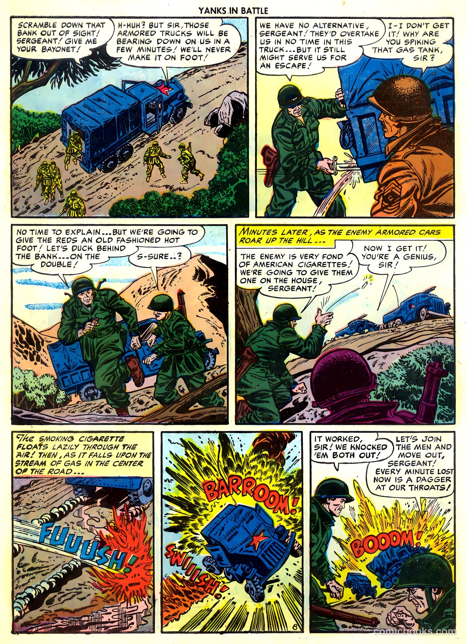Yanks in Battle #4 (1956) — page 10 of 36