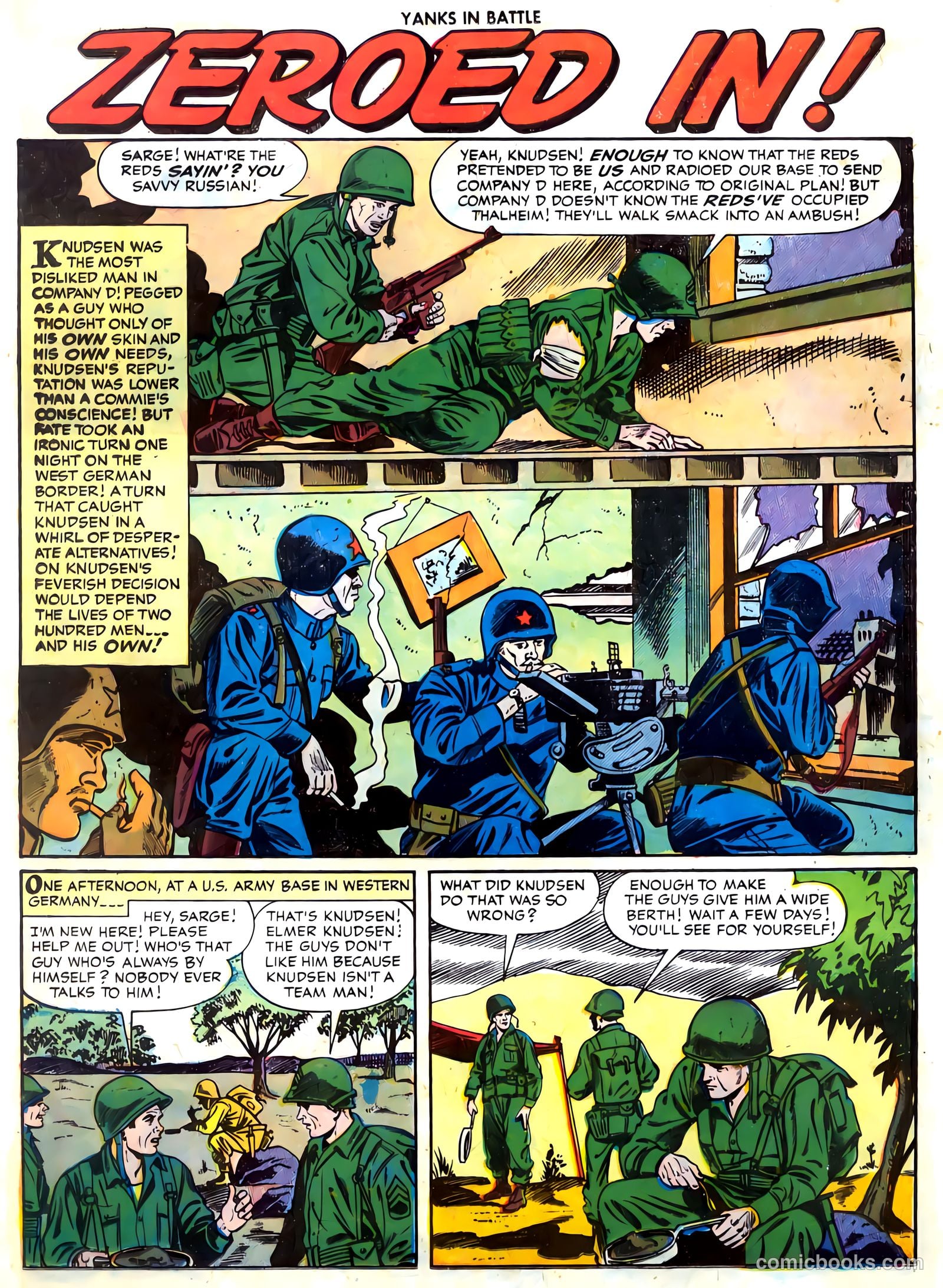 Yanks in Battle #4 (1956) — page 12 of 36