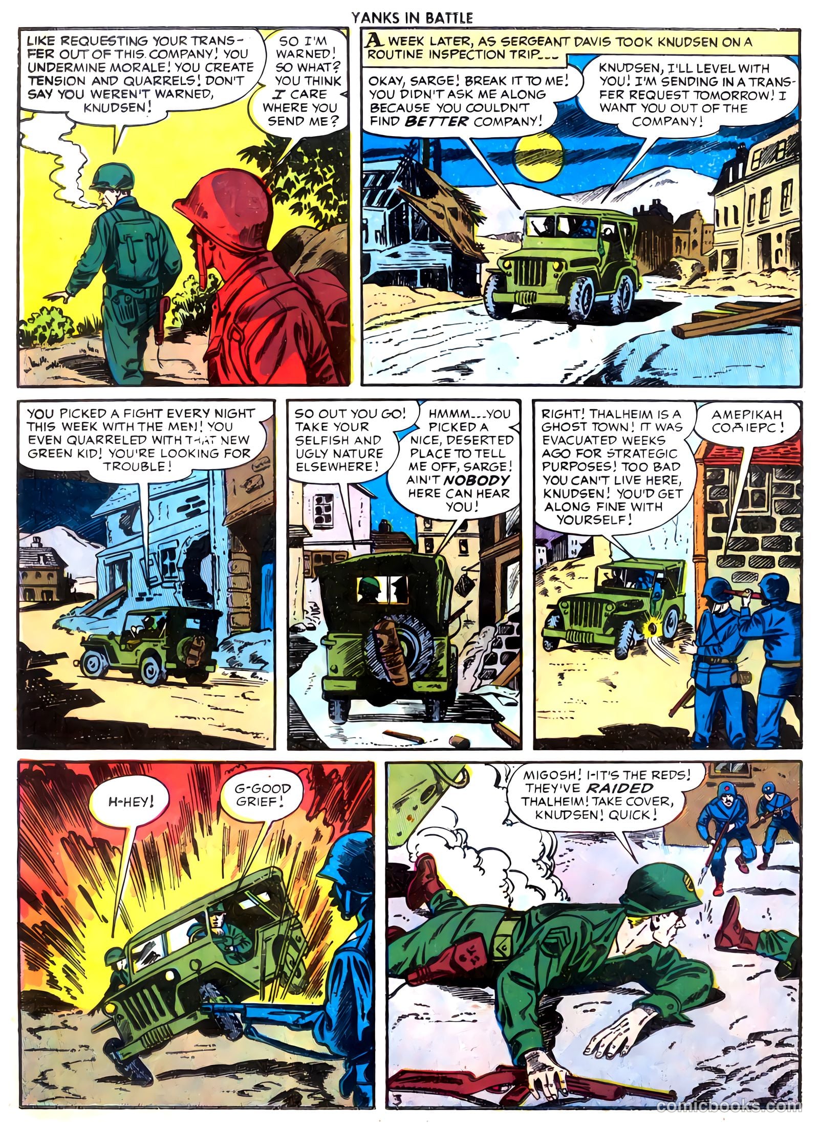 Yanks in Battle #4 (1956) — page 14 of 36