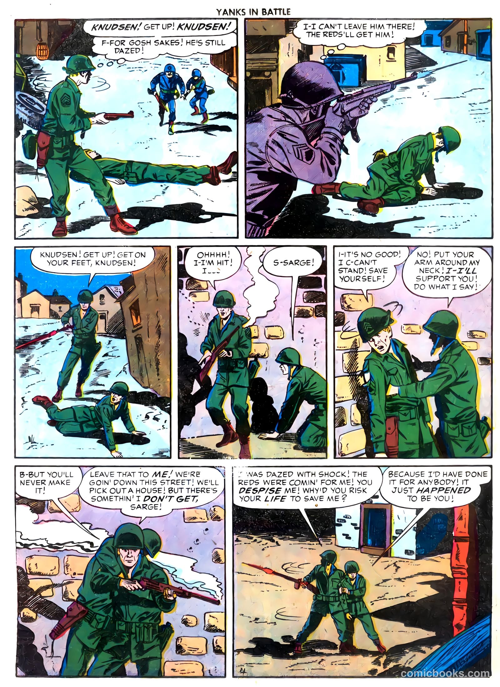 Yanks in Battle #4 (1956) — page 15 of 36