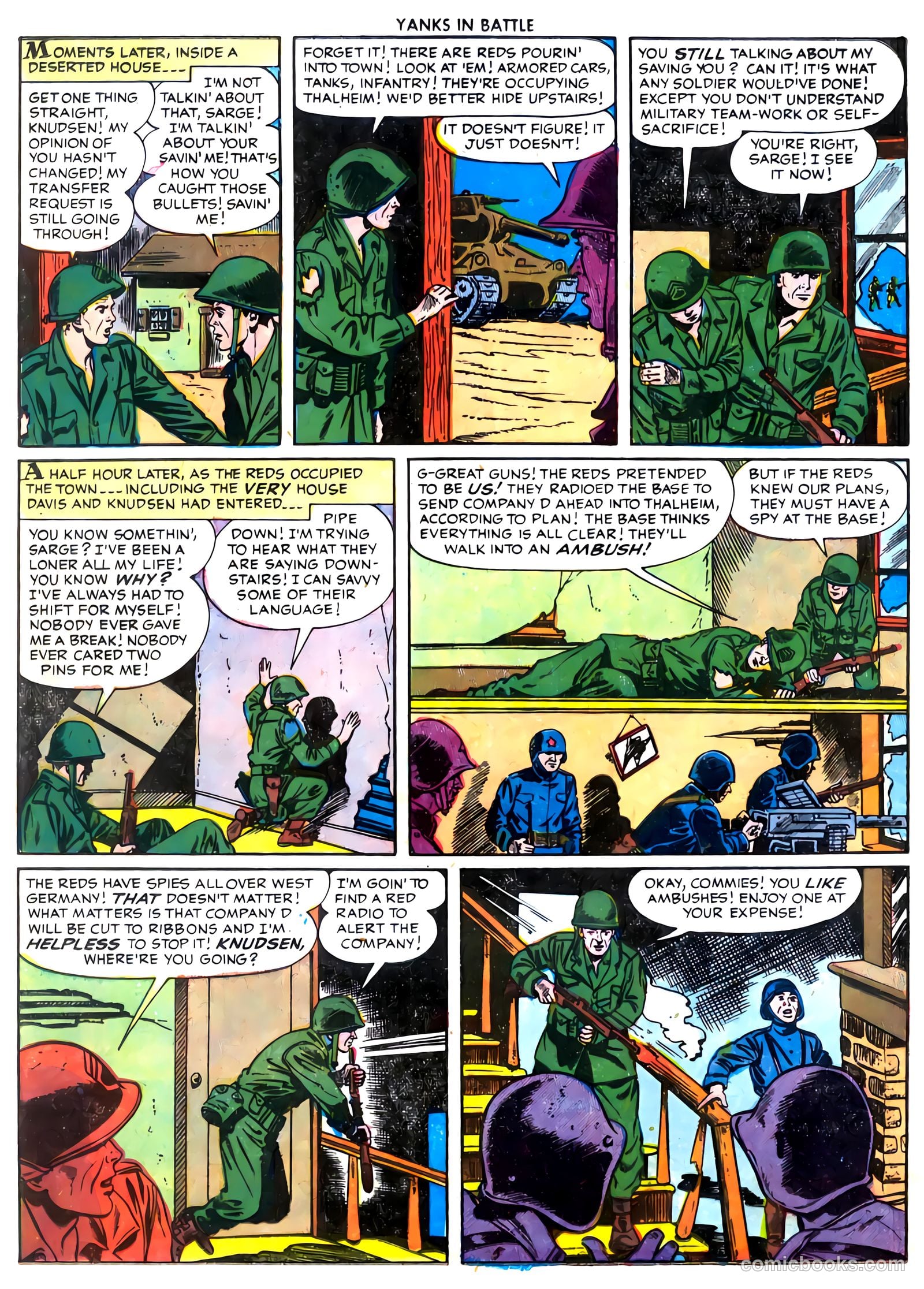 Yanks in Battle #4 (1956) — page 16 of 36