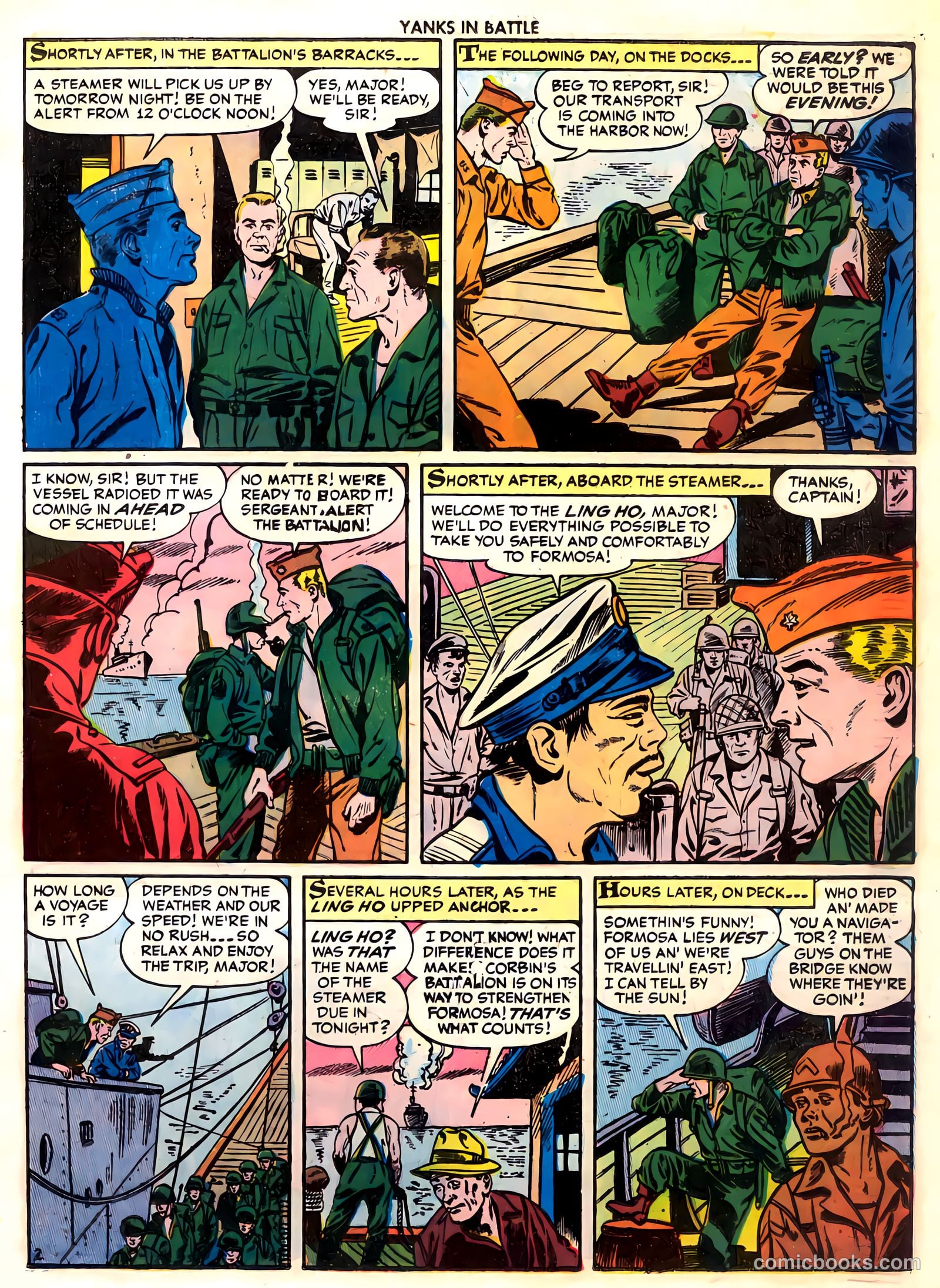 Yanks in Battle #4 (1956) — page 19 of 36