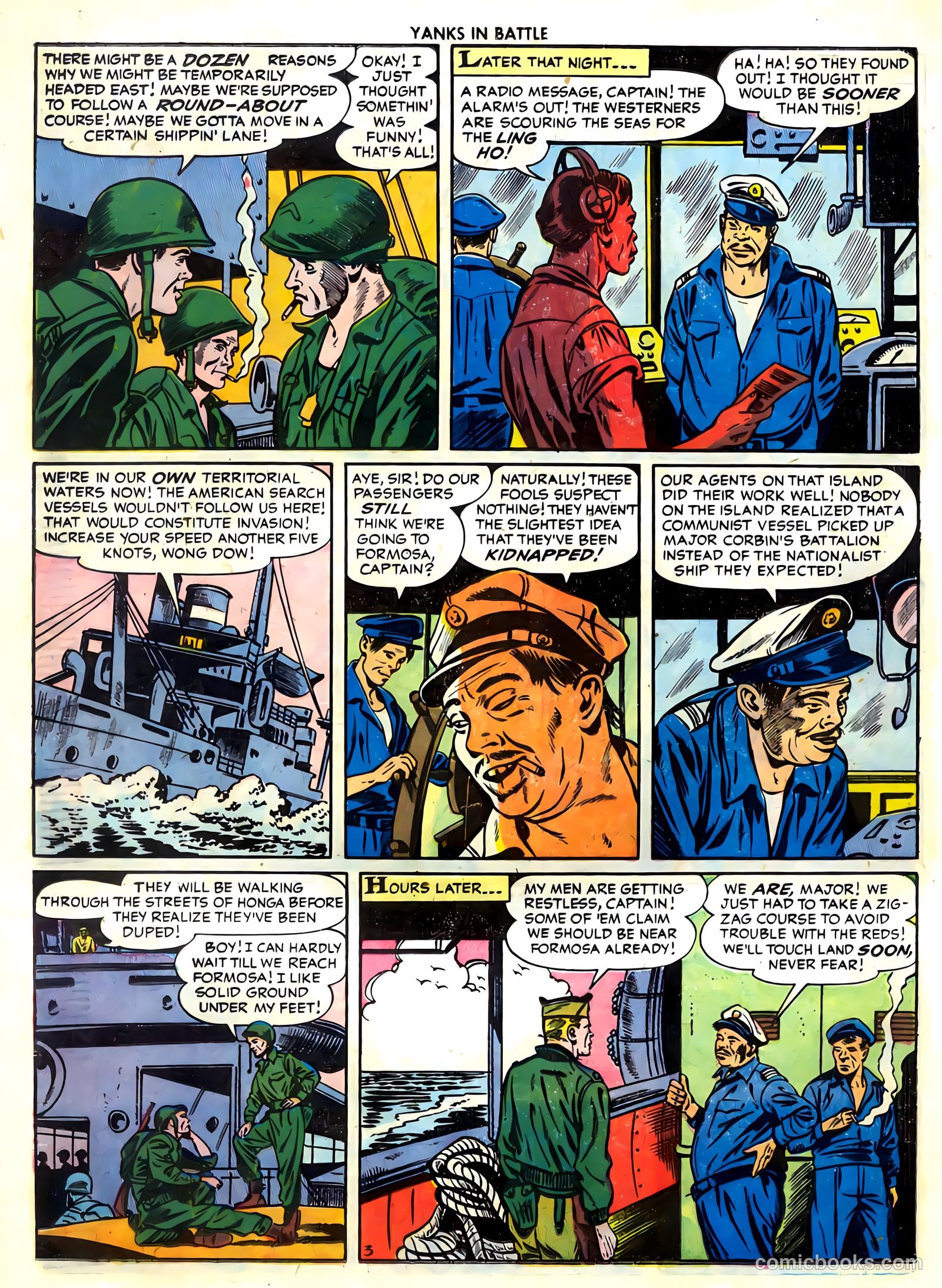 Yanks in Battle #4 (1956) — page 20 of 36