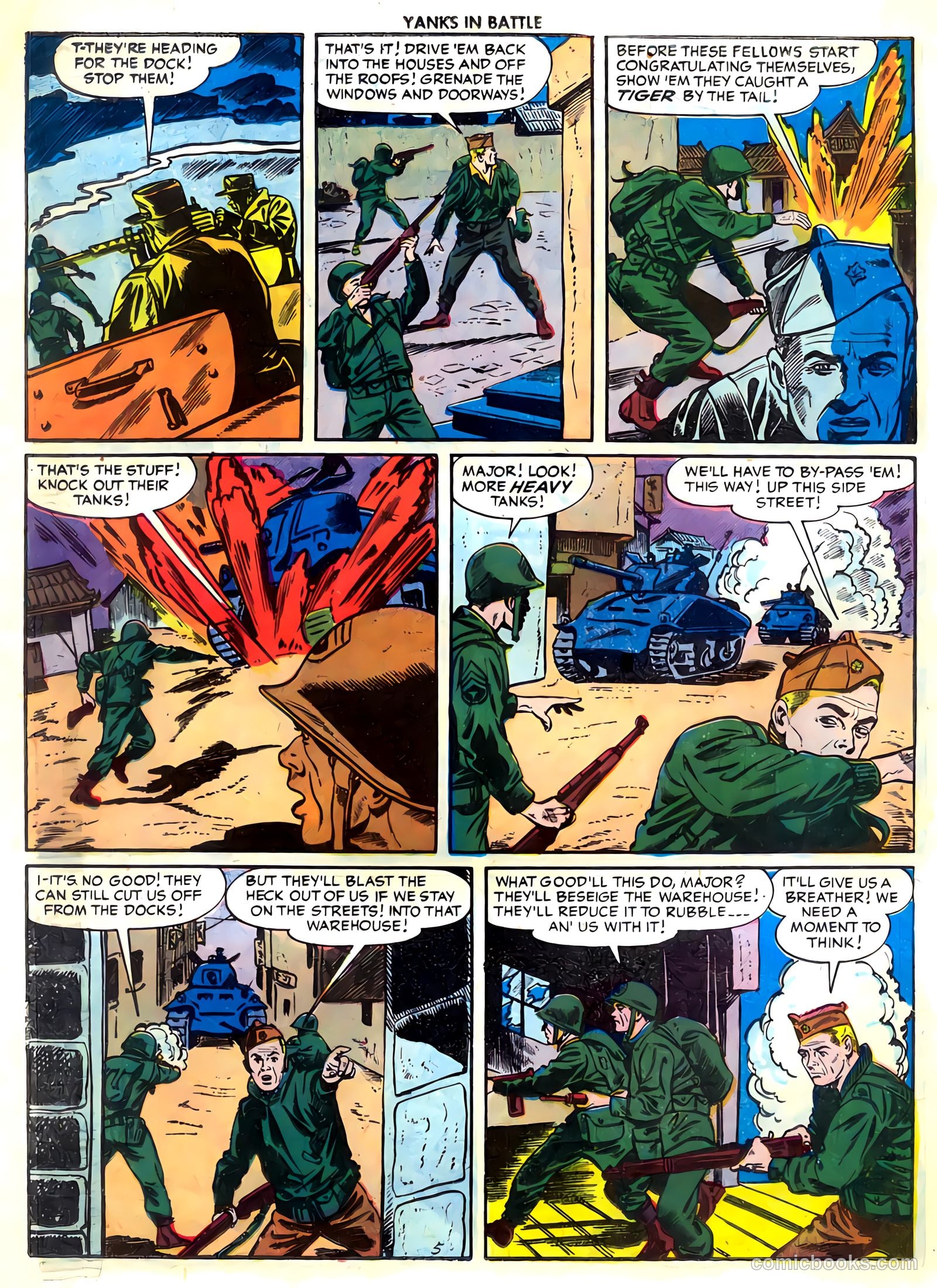 Yanks in Battle #4 (1956) — page 22 of 36