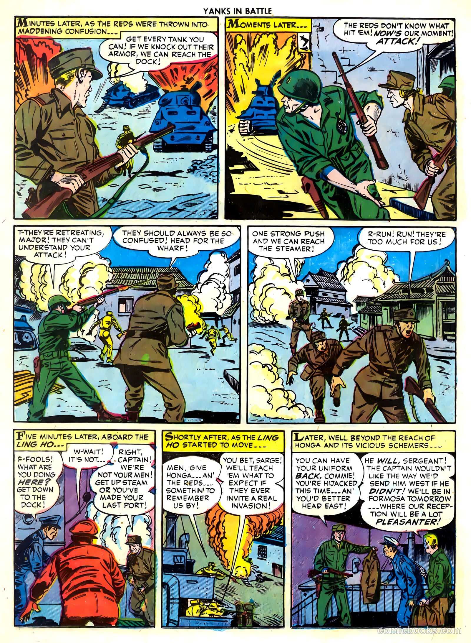 Yanks in Battle #4 (1956) — page 24 of 36