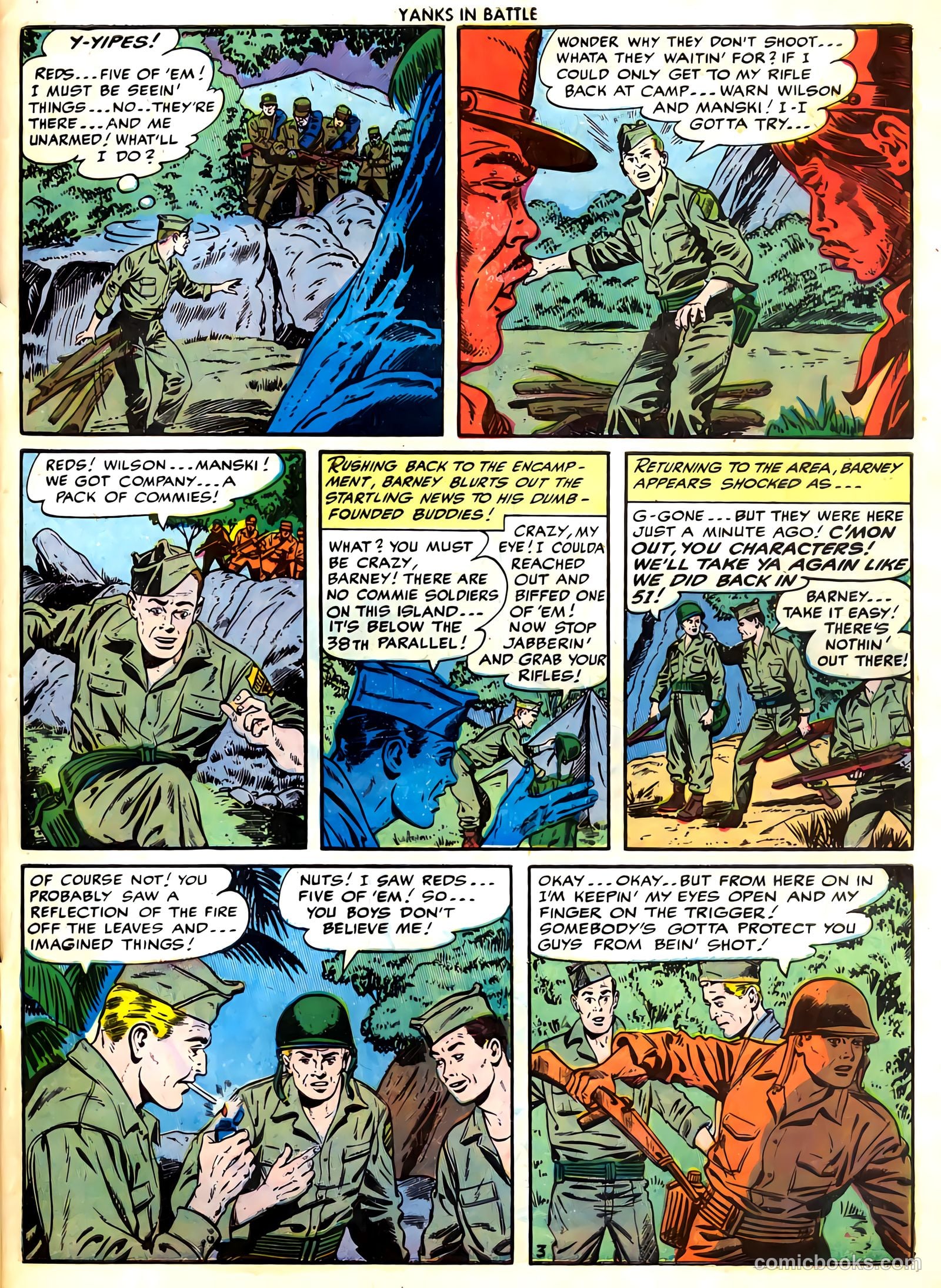 Yanks in Battle #4 (1956) — page 29 of 36